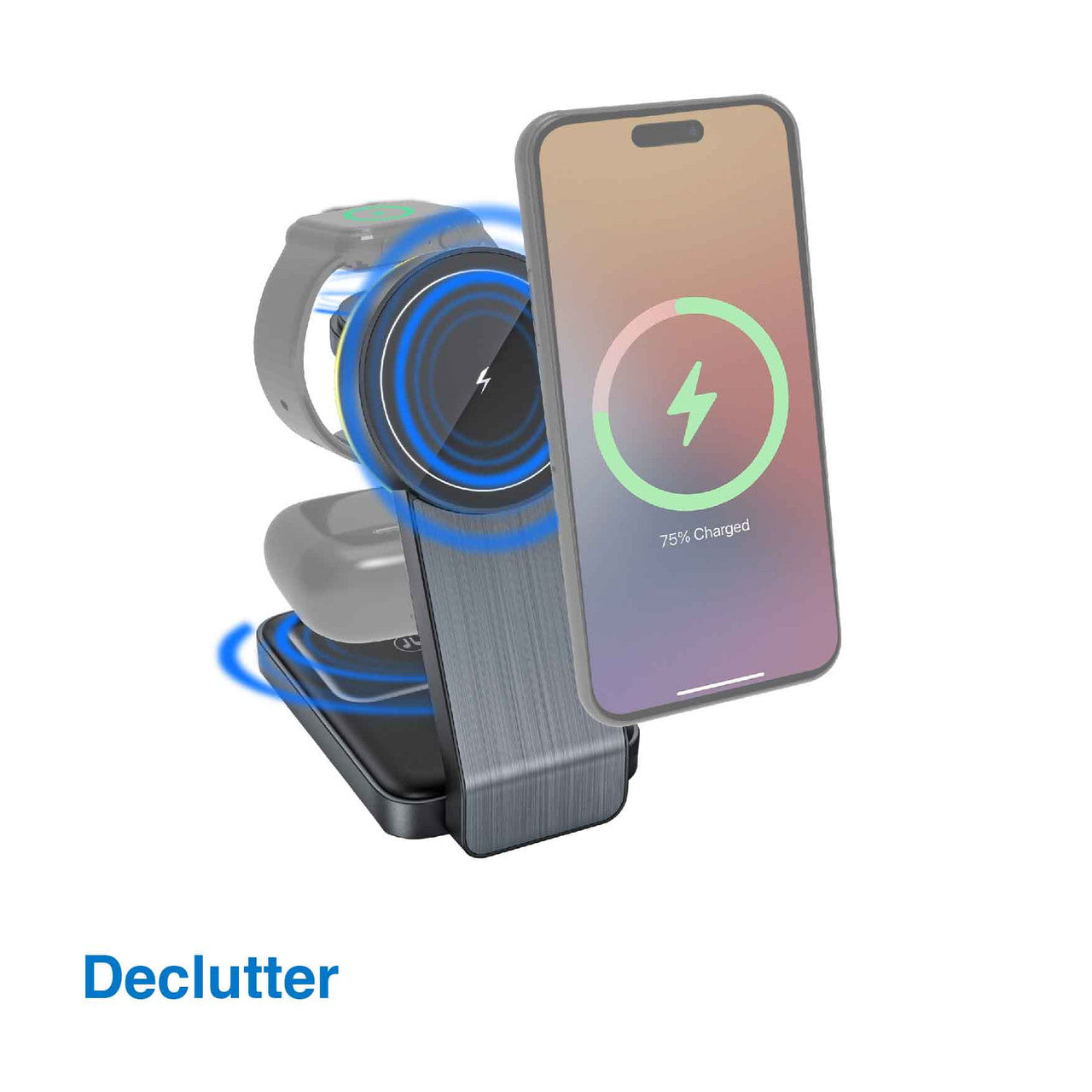 Laser ChargeCore Foldable 3 in 1 MagSafe Charger 4