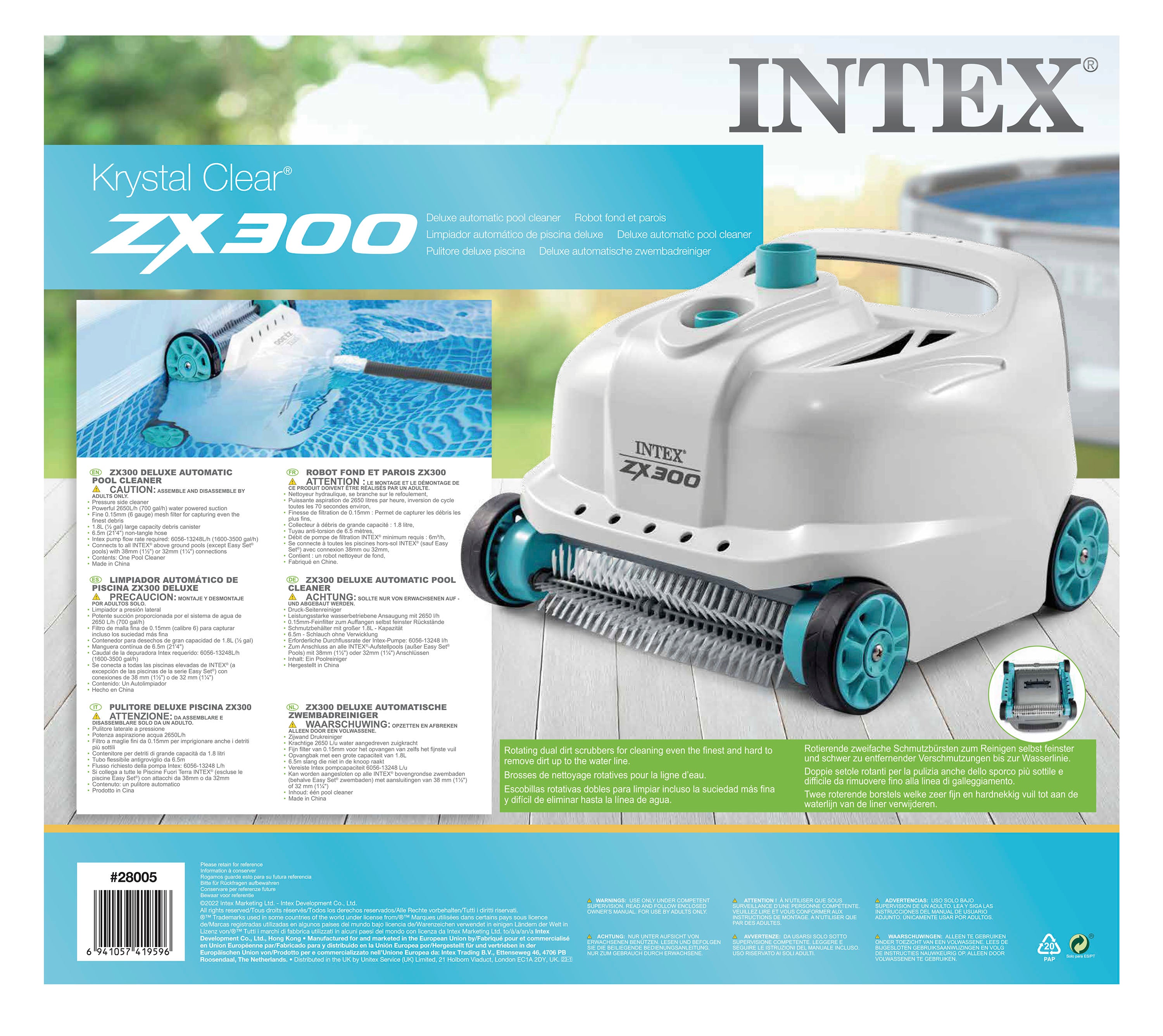 Intex Auto Above Ground Pool Cleaner Deluxe 28005 5