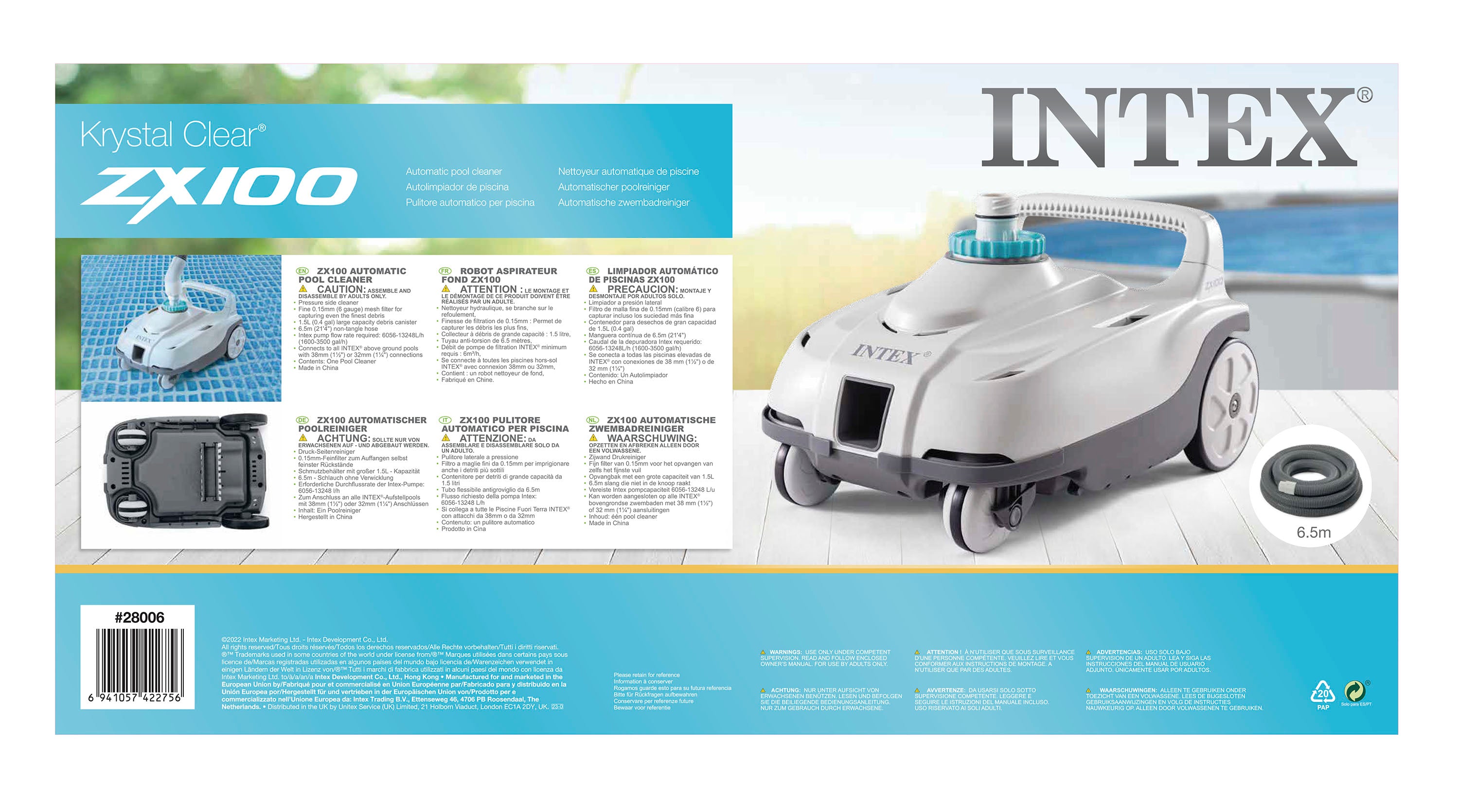 Intex Auto Above Ground Pool Cleaner 28006 for Intex Pools 3