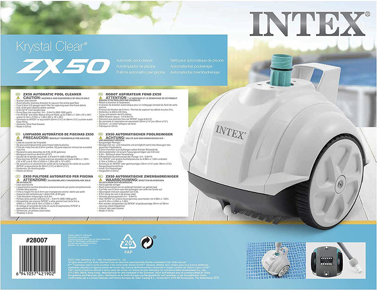 Intex Auto Above Ground Pool Cleaner 28007 5