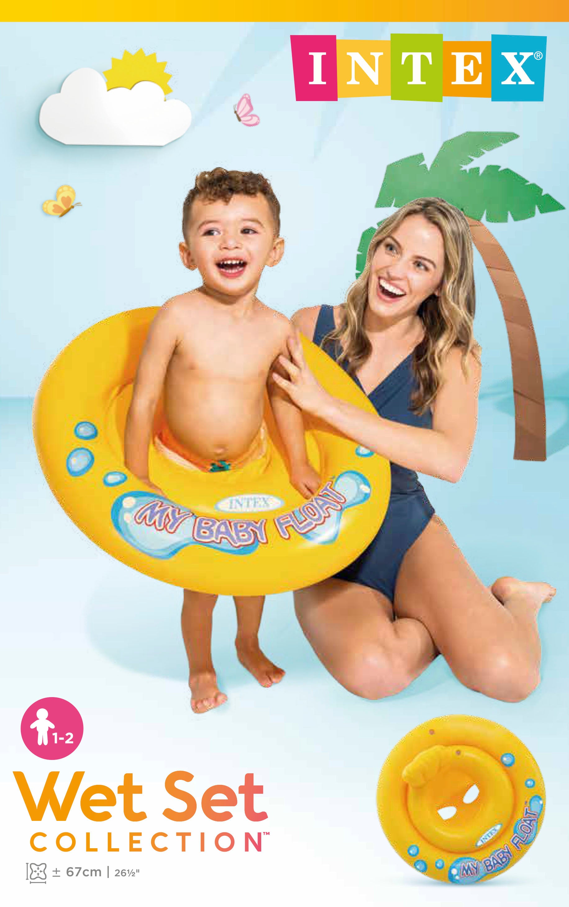 Intex My Baby Pool Float Ages 6-12m 56585
