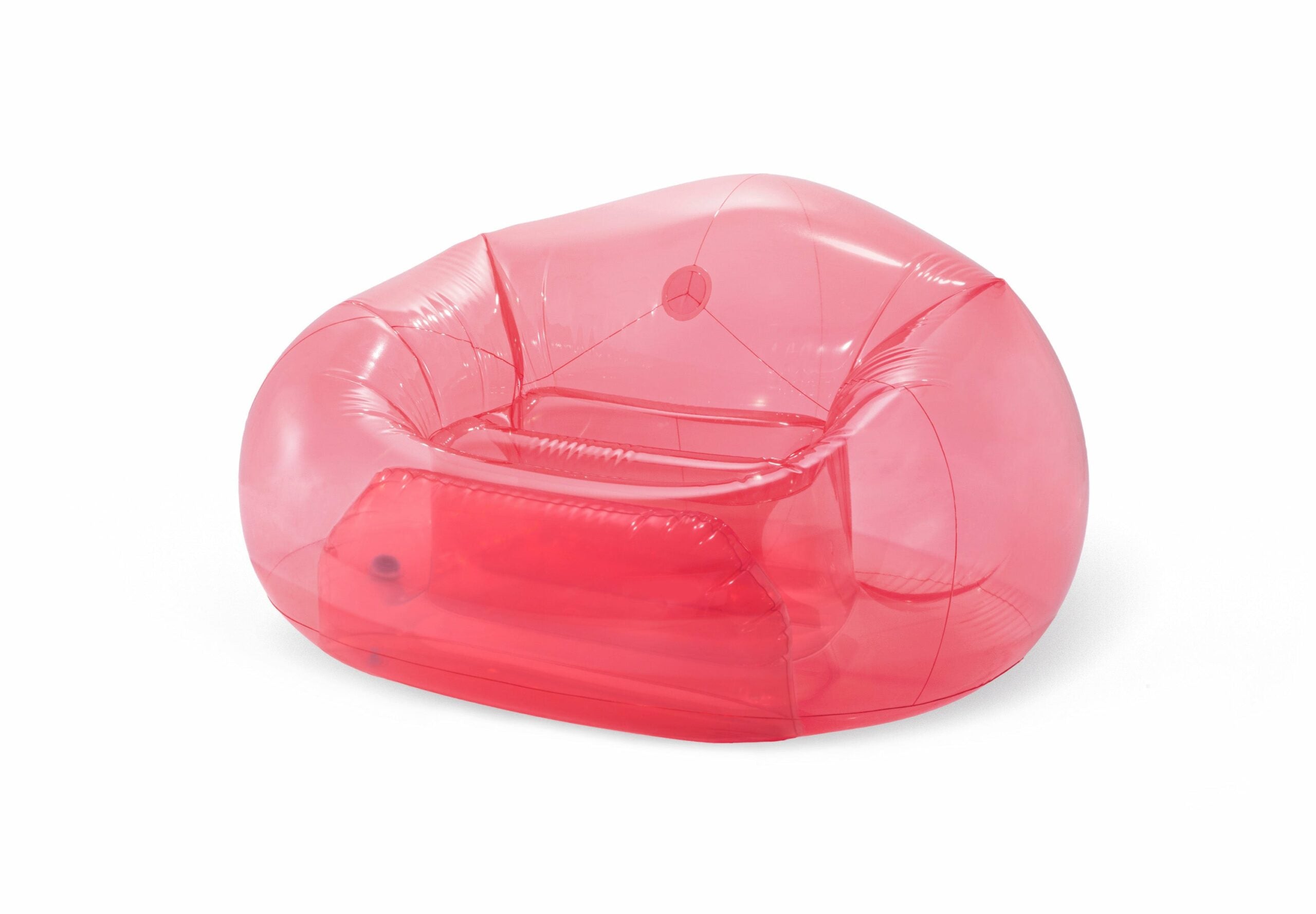 Intex Transparent Pink Beanless Bag 66501 4