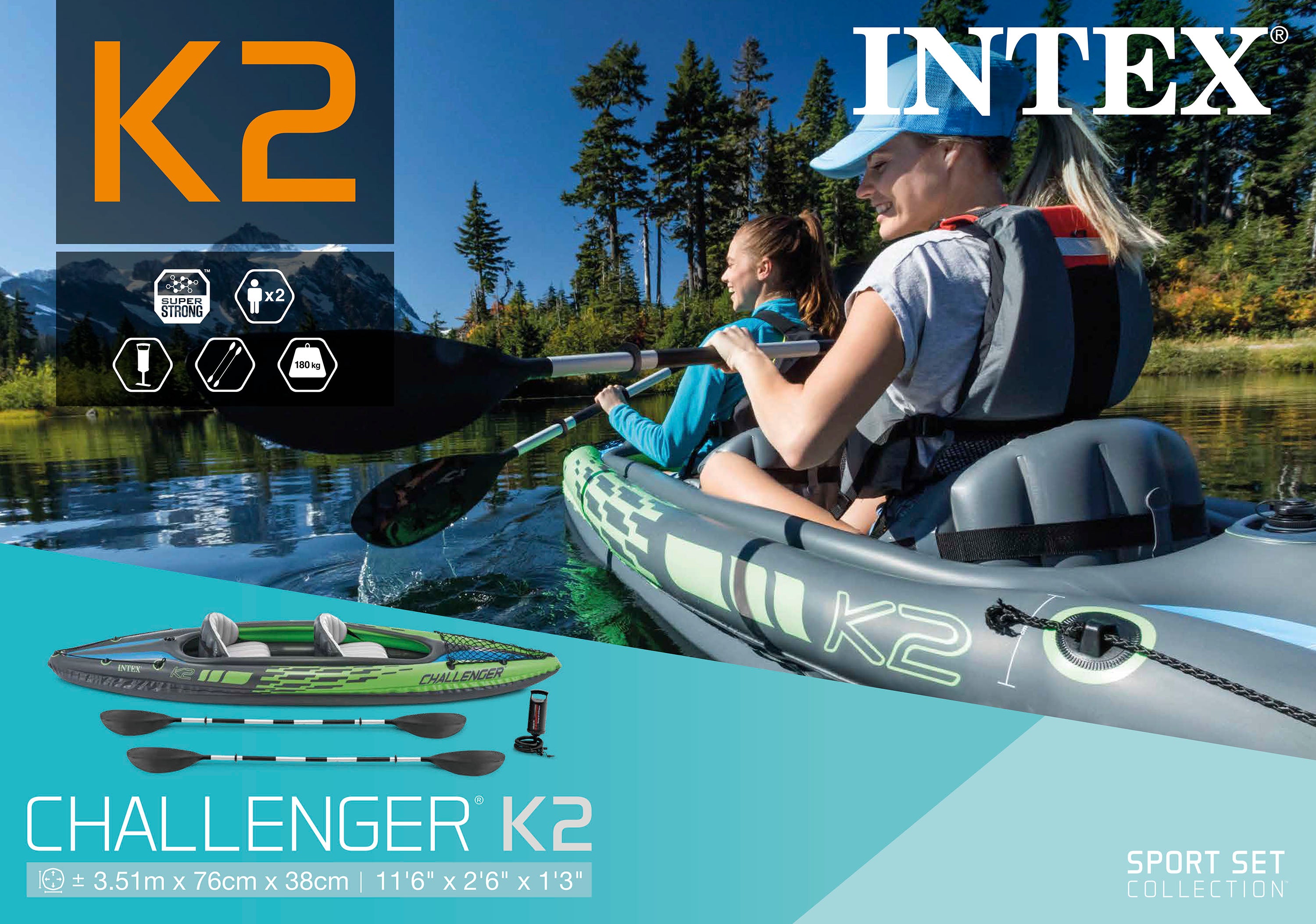Intex Challenger K2 Kayak 68306 11