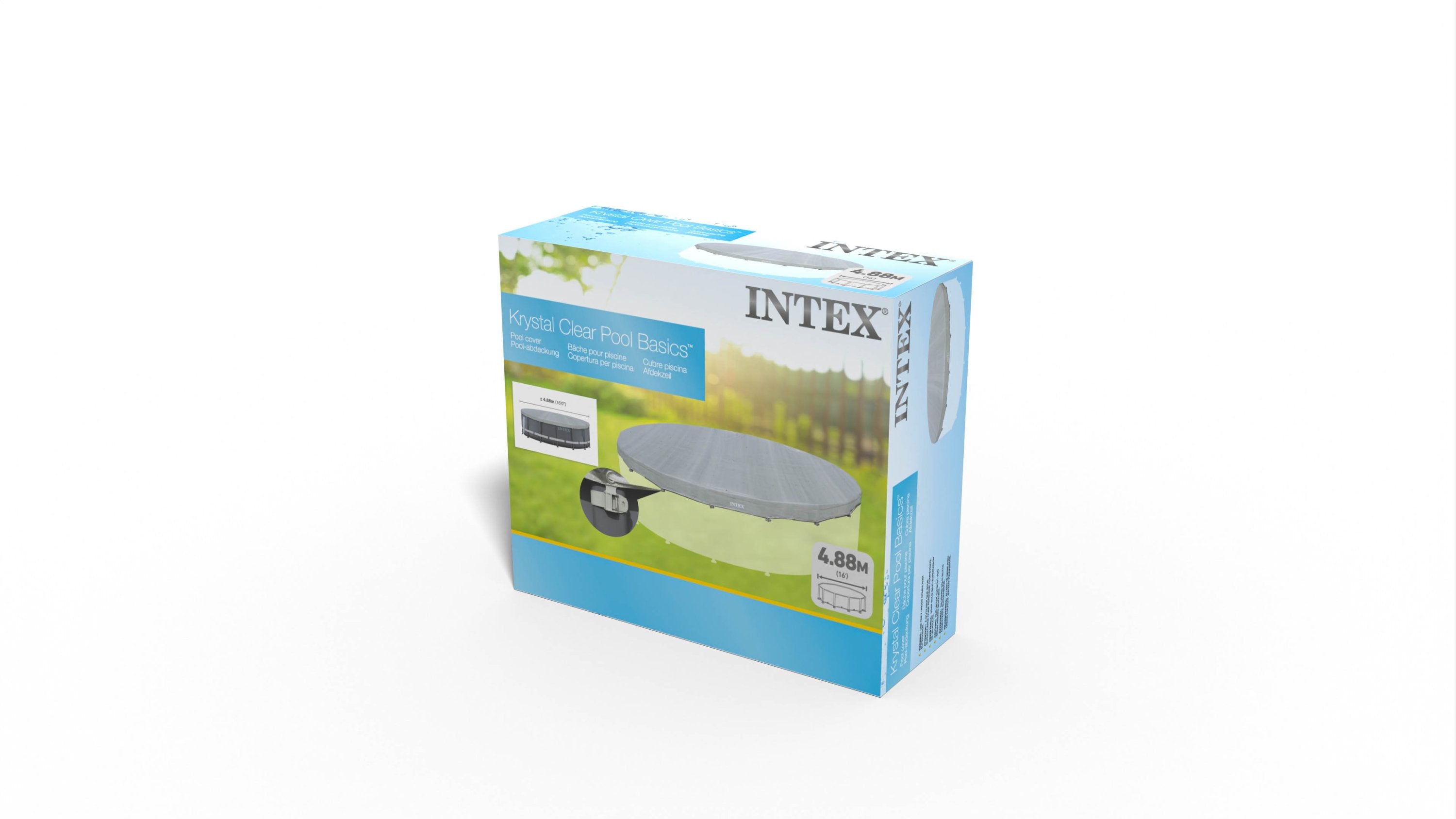 Intex Deluxe Pool Cover for 16' 4.88m Round Swimming Pools 28040 6