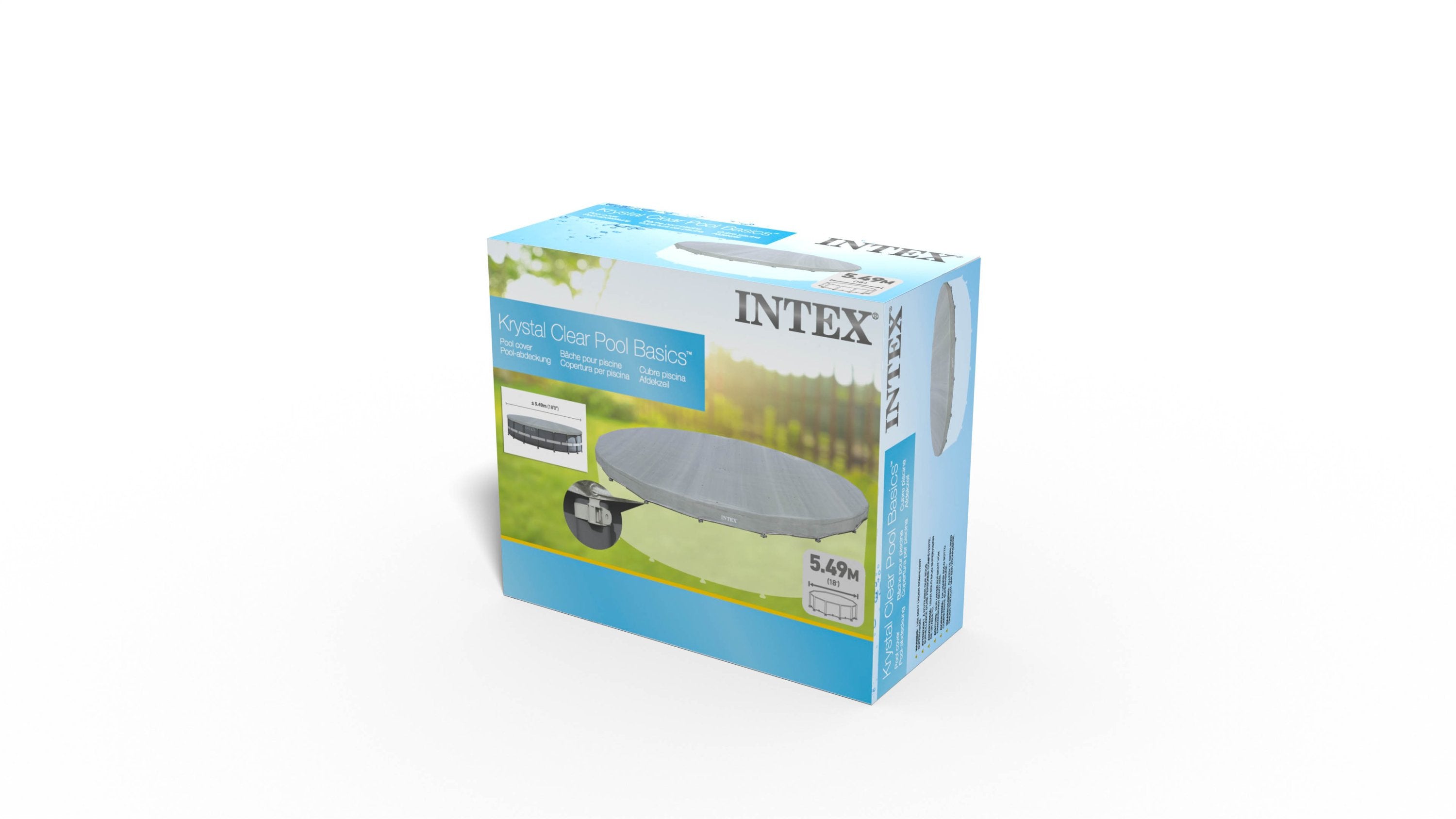 Intex Deluxe Pool Cover for 18' Round Swimming Pools 28041 3