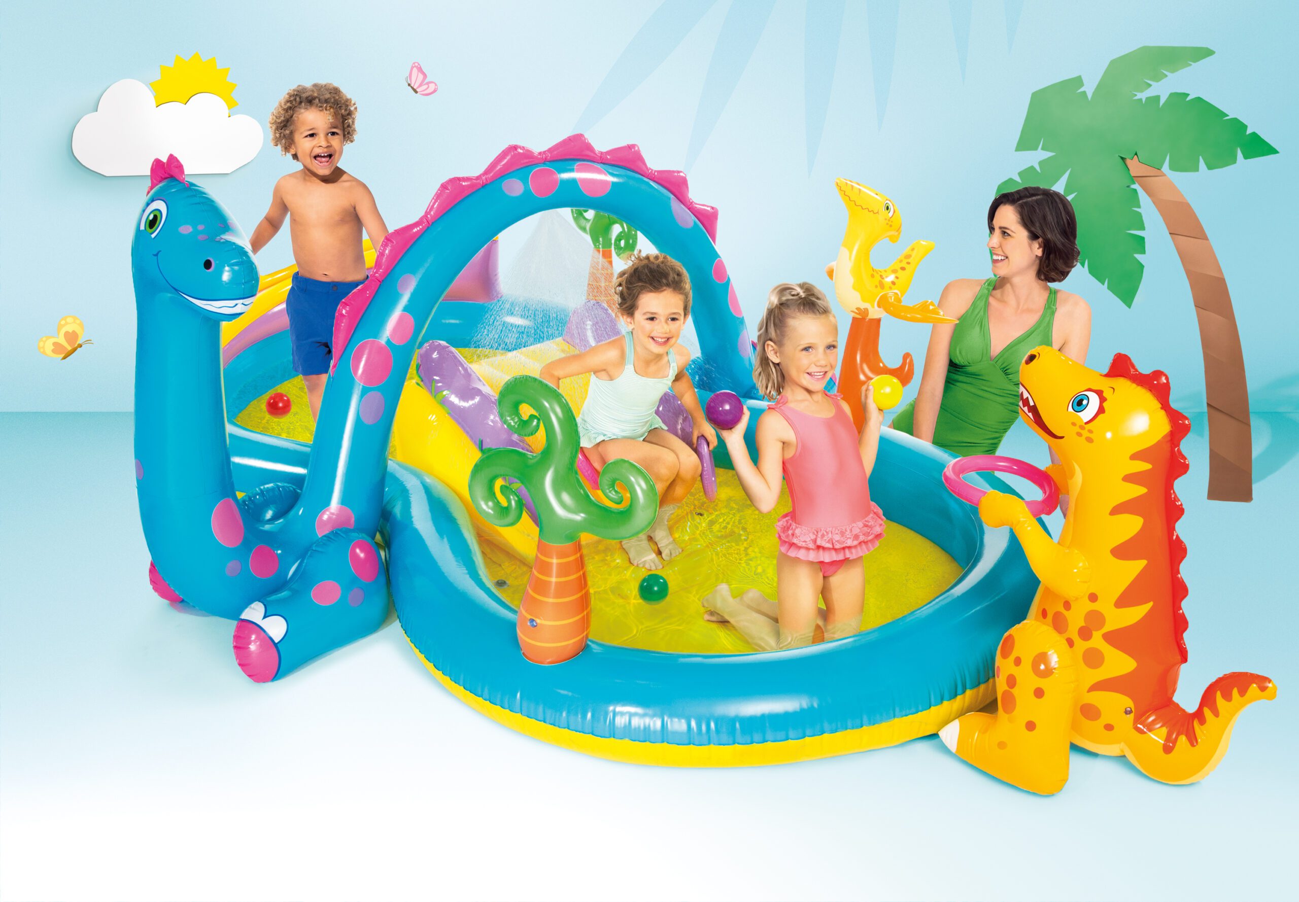 Intex Dinoland  Inflatable Play Centre 57135 3