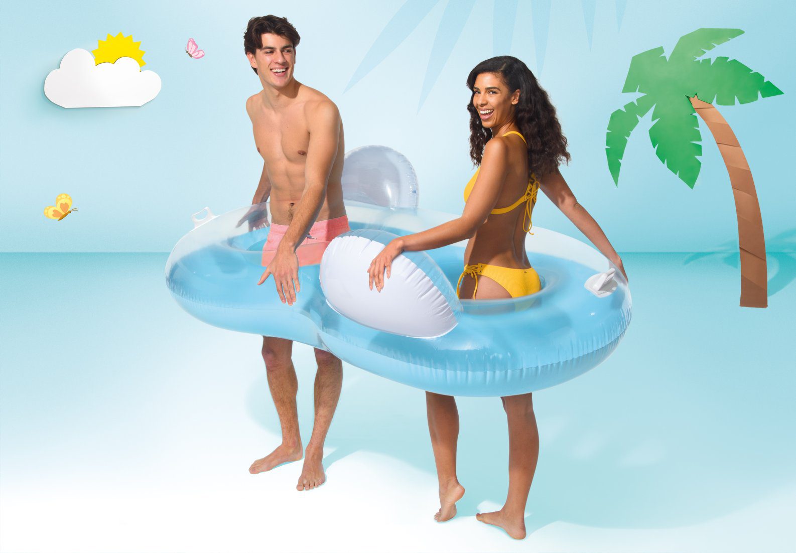 Intex Double Pillow Back Lounge 56800 4