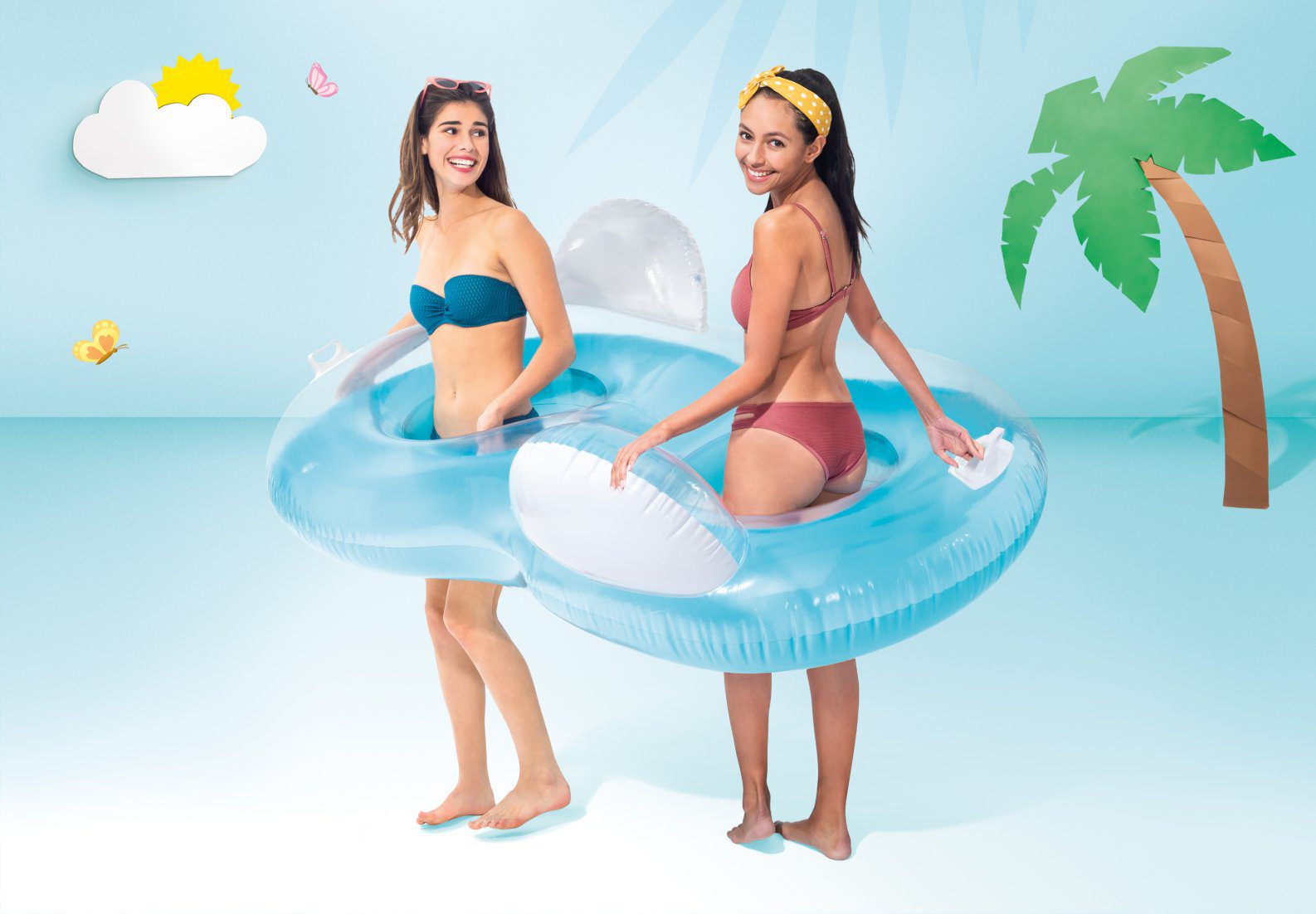 Intex Double Pillow Back Lounge 56800 5