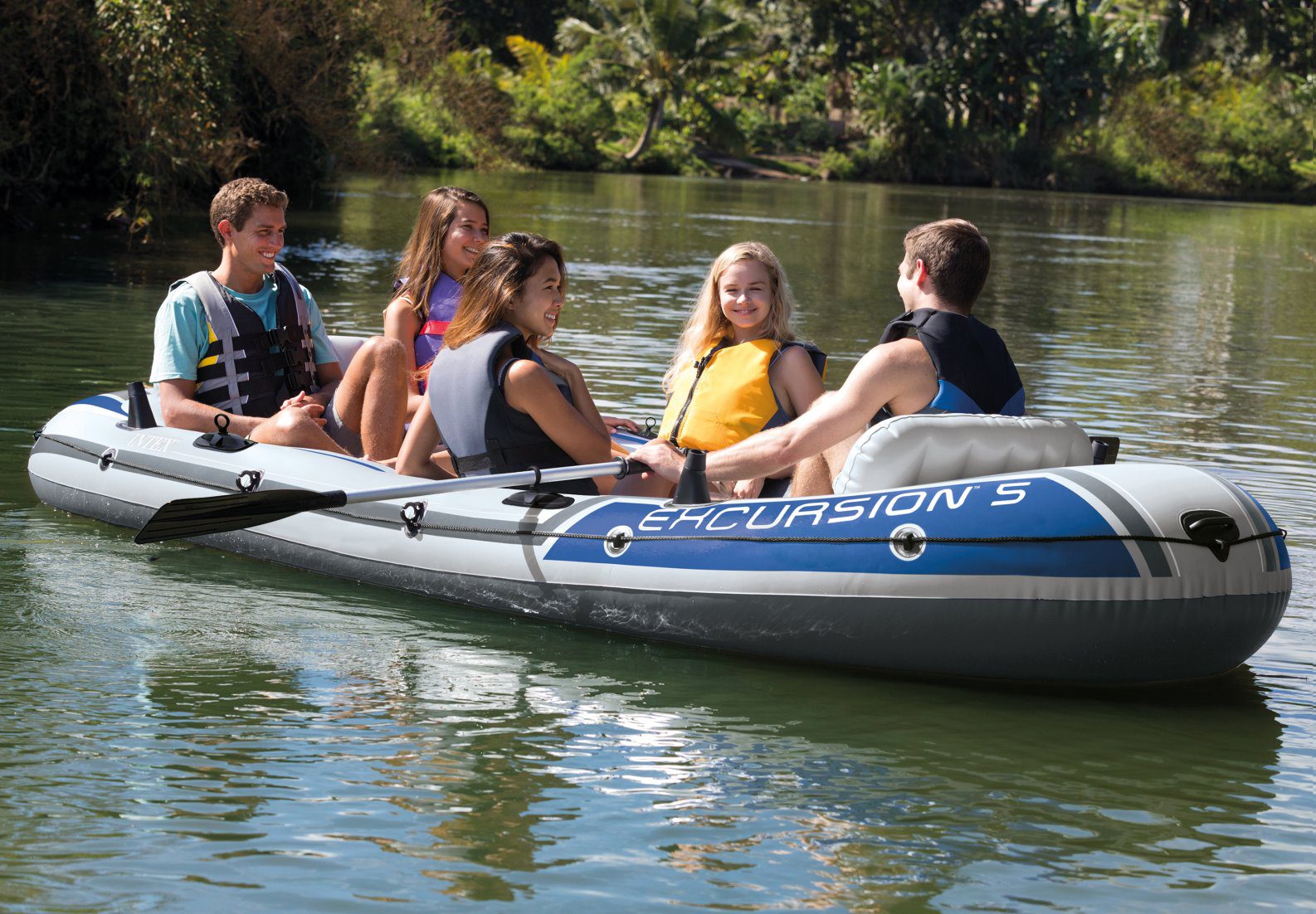 Intex Excursion 5 Boat Set 68325 4