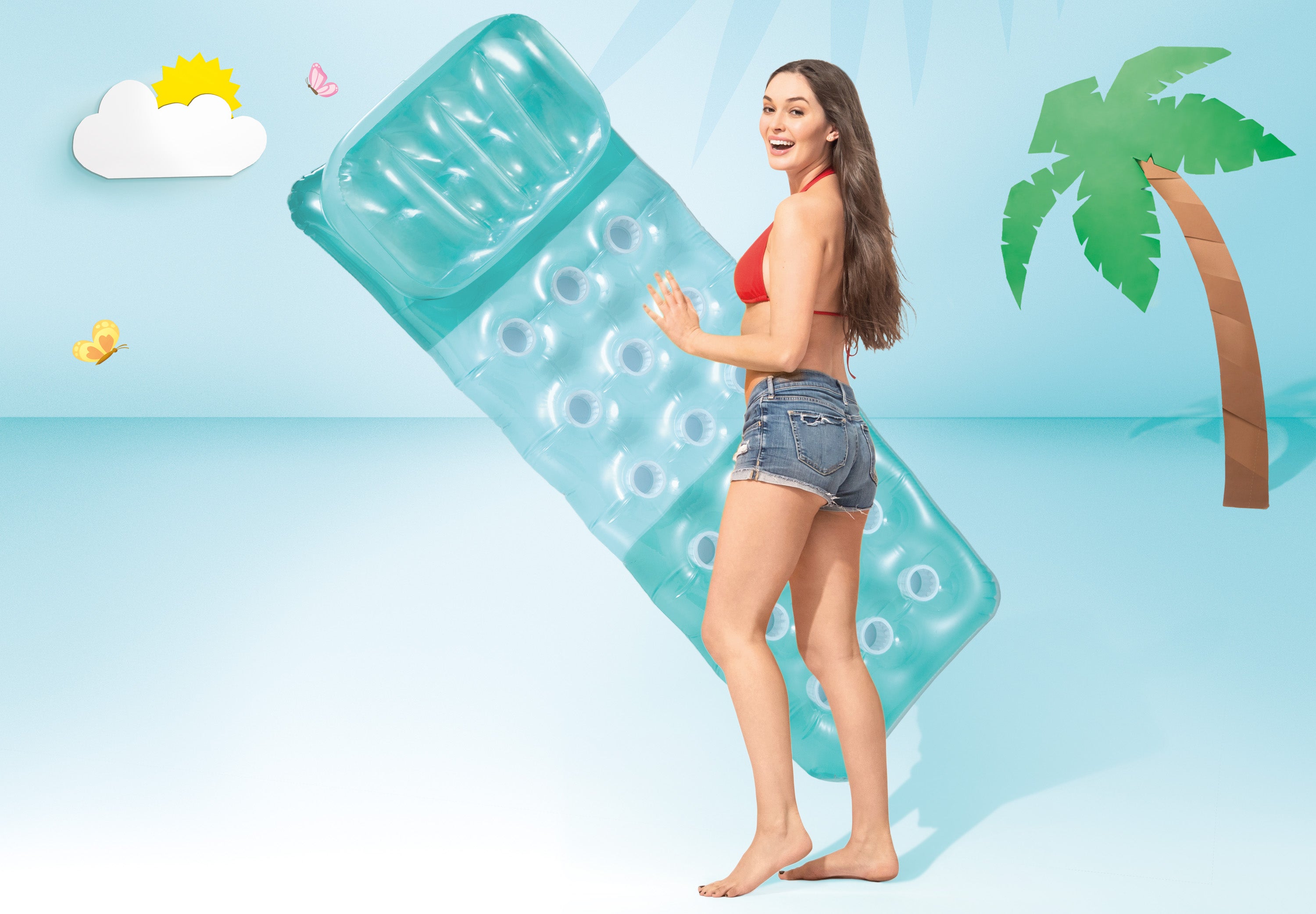 Intex 18-Pocket Fashion Pool Mat 58890 6