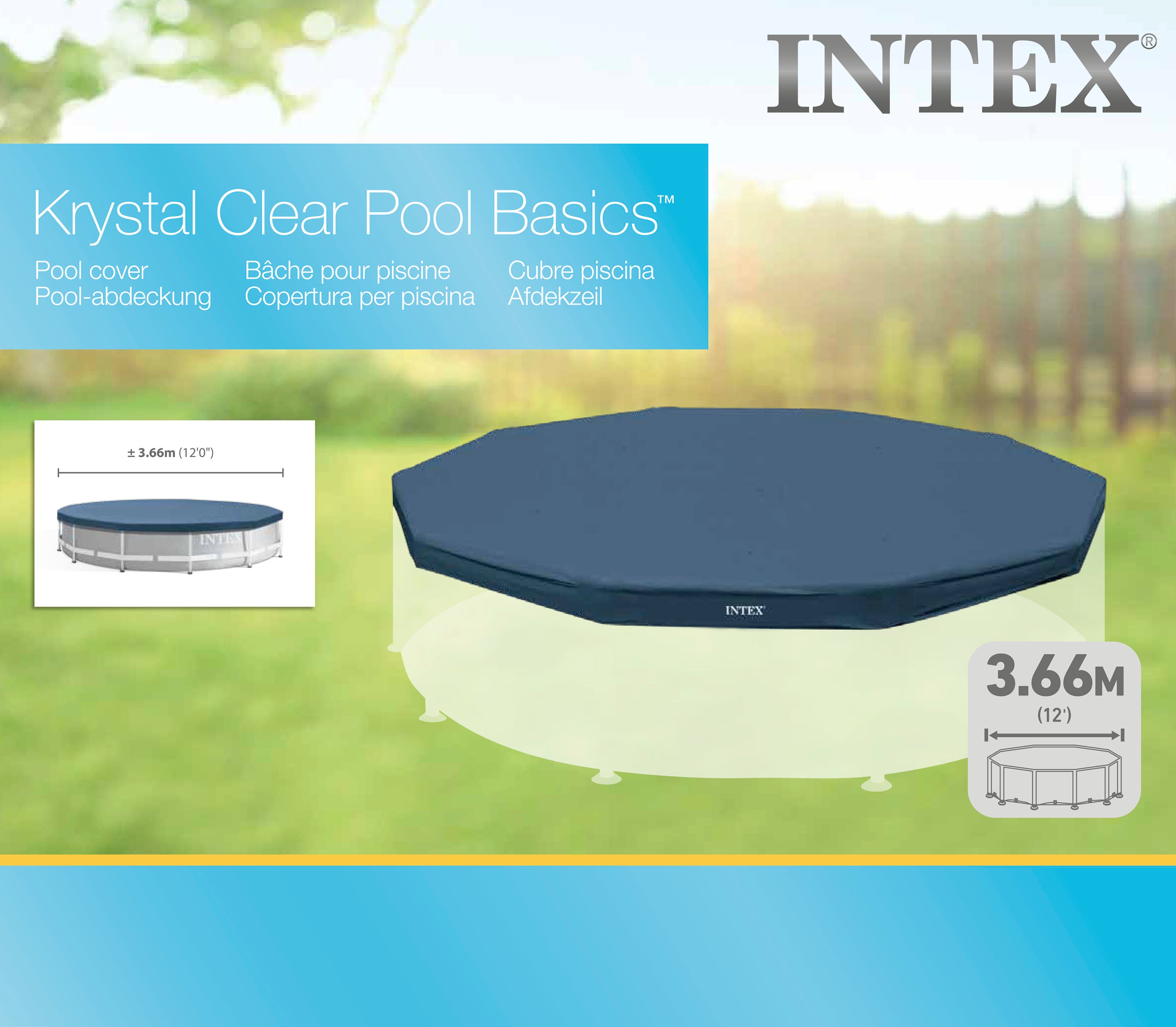 Intex Frame Pool Cover 366cm 28031 3