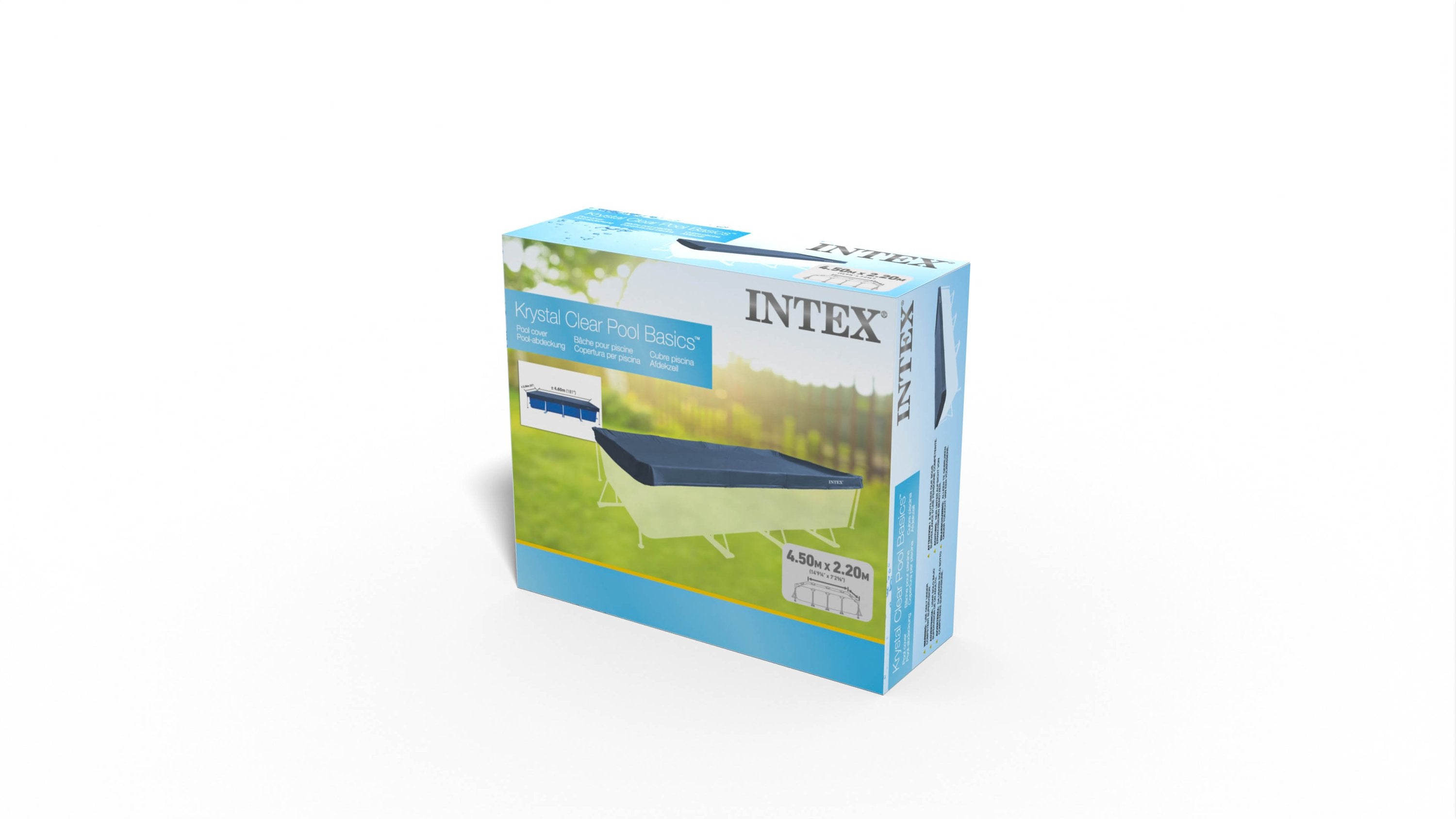 Intex Frame Pool Cover Rectangle  450cm 28039 4