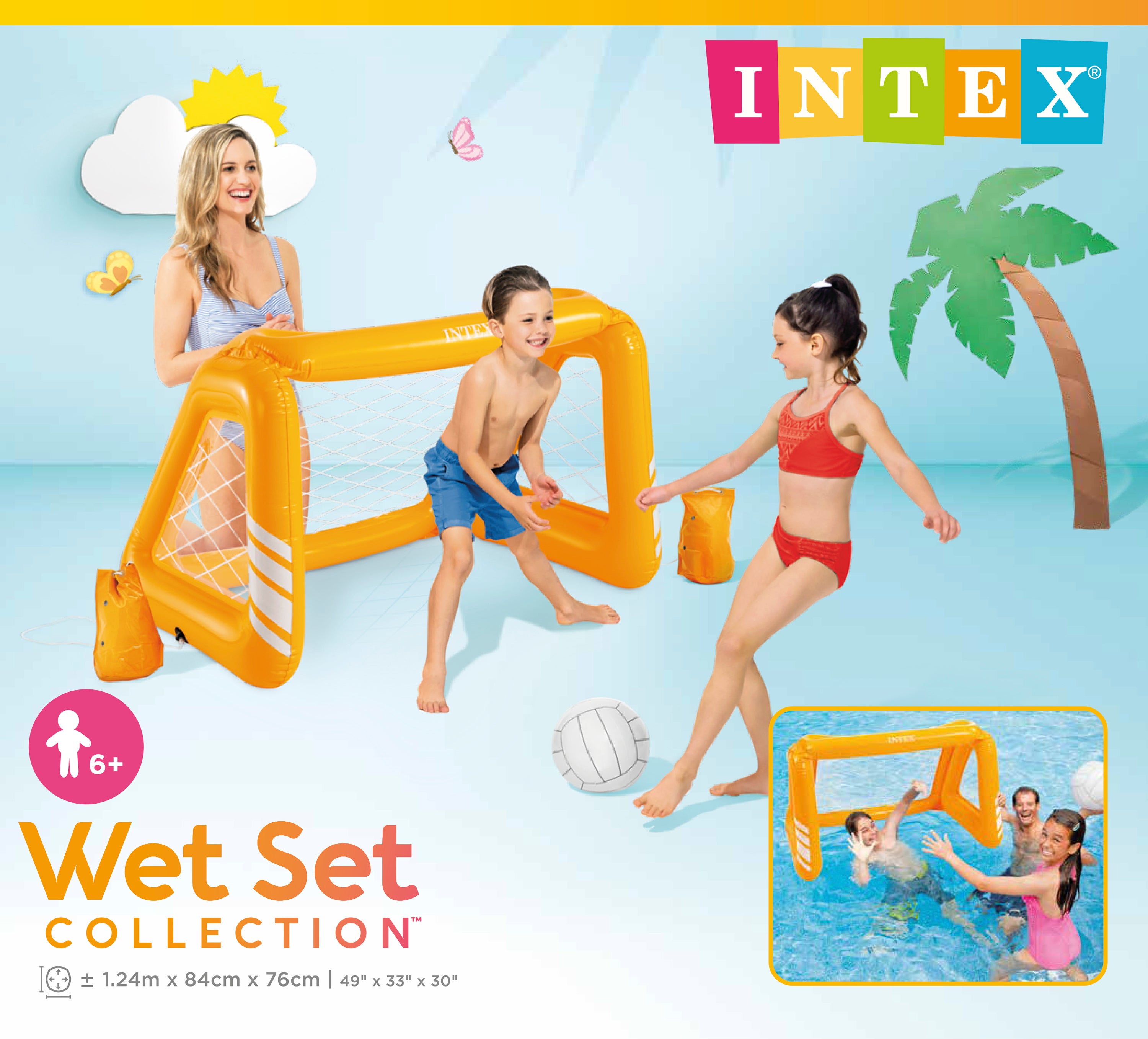 Intex FUN GOALS GAME Pool and Water Toy 58507 6