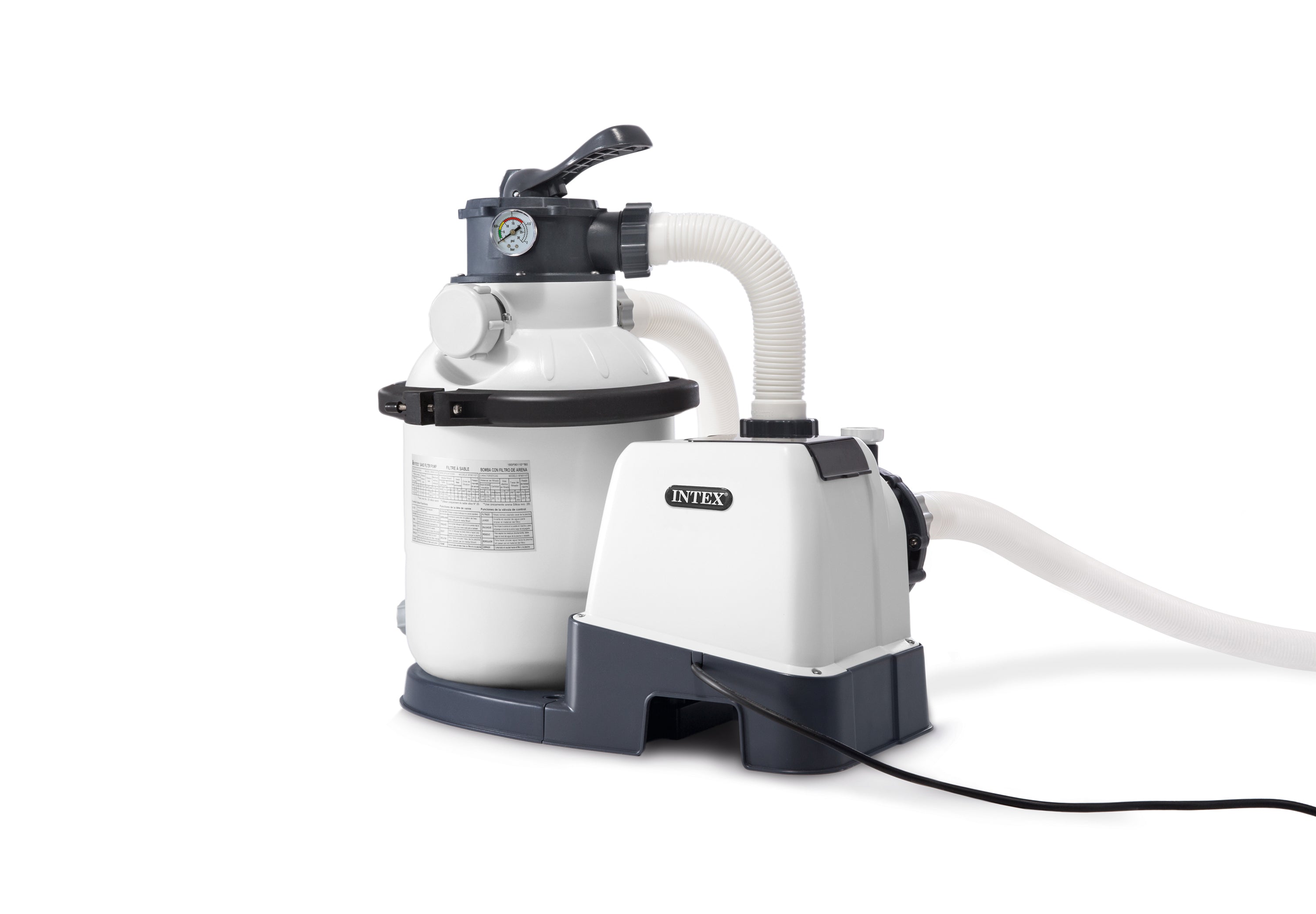 Intex Intex Graphite Grey Panel Pool 4.78 x 1.24M 26384 4