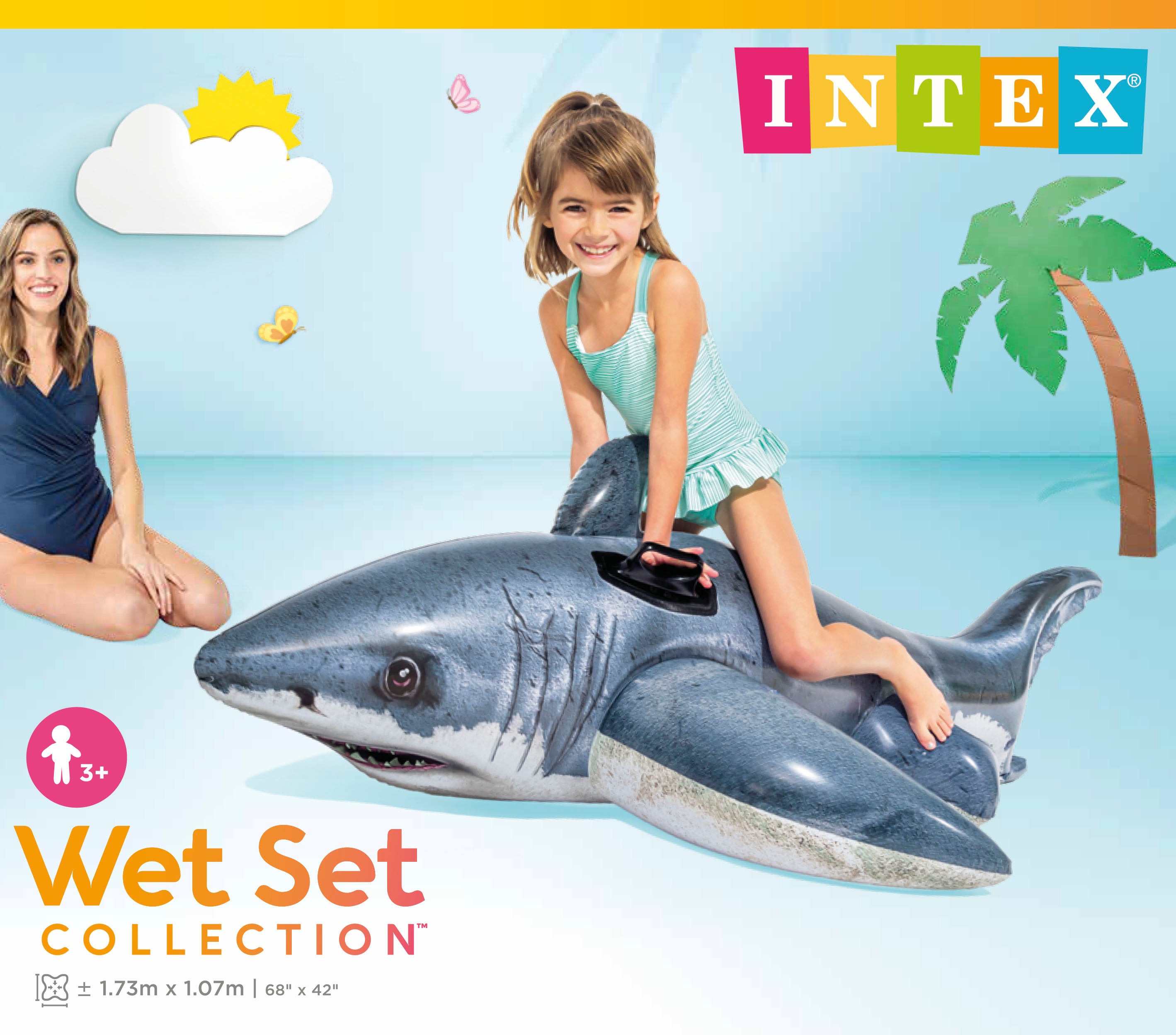 Intex Great White Shark Ride-On 57525 4