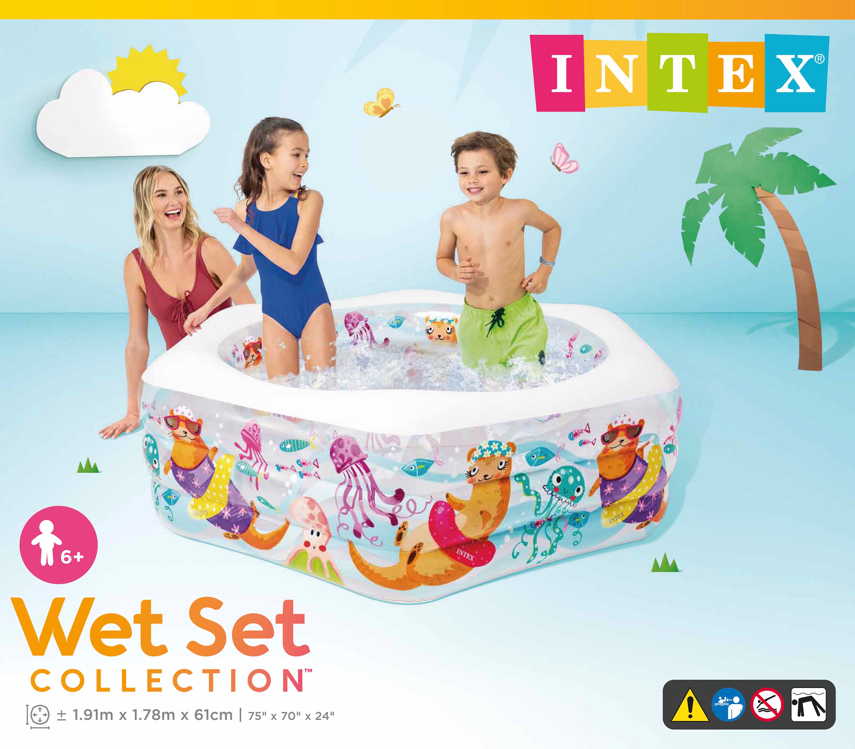 INTEX Deluxe Happy Otter Pool 1191cm x 178cm x x61cm 56493 6