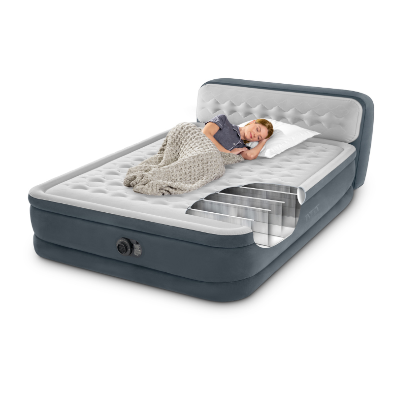 Intex Queen Deluxe Headboard Airbed 64448 3
