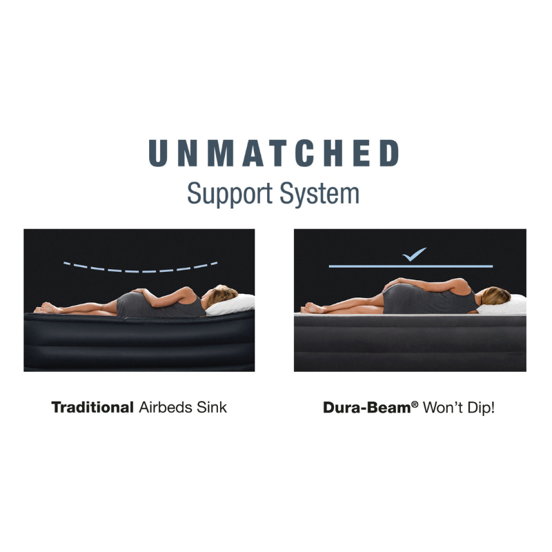 Intex Queen Deluxe Headboard Airbed 64448 7