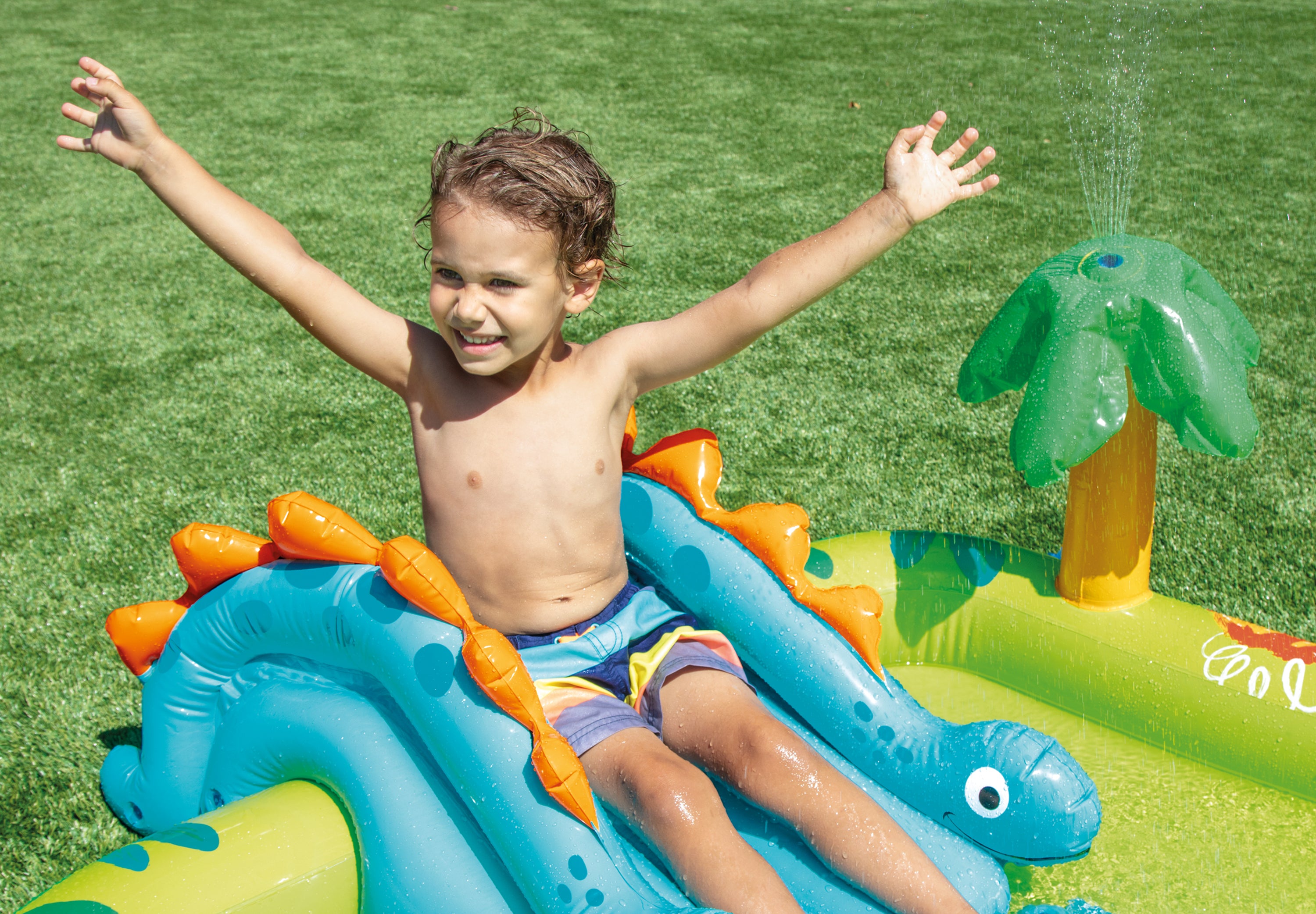 Intex Little Dino Inflatable Play Centre 57166 4