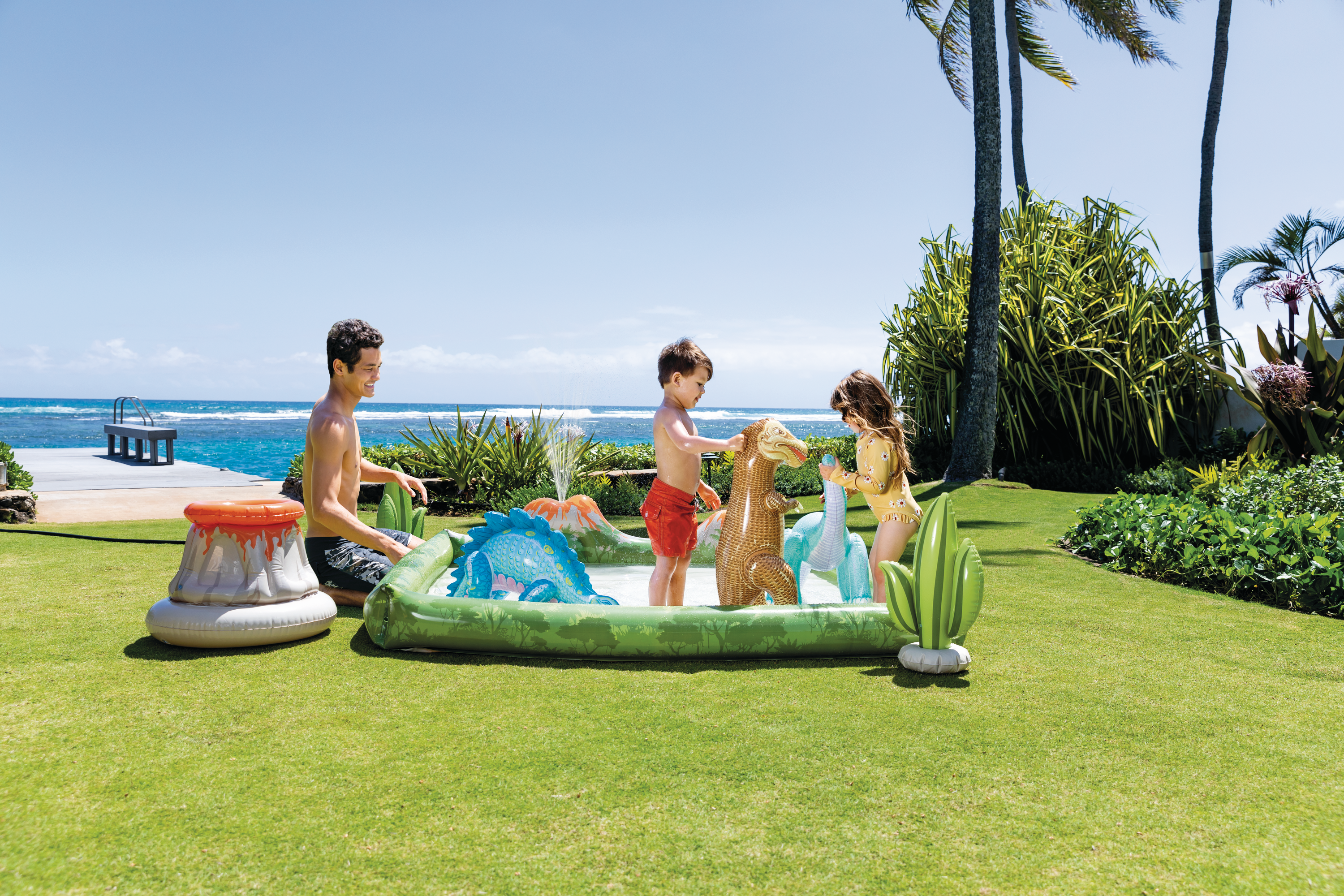 Intex Jurassic Adventure Inflatable Play Center 56132 6