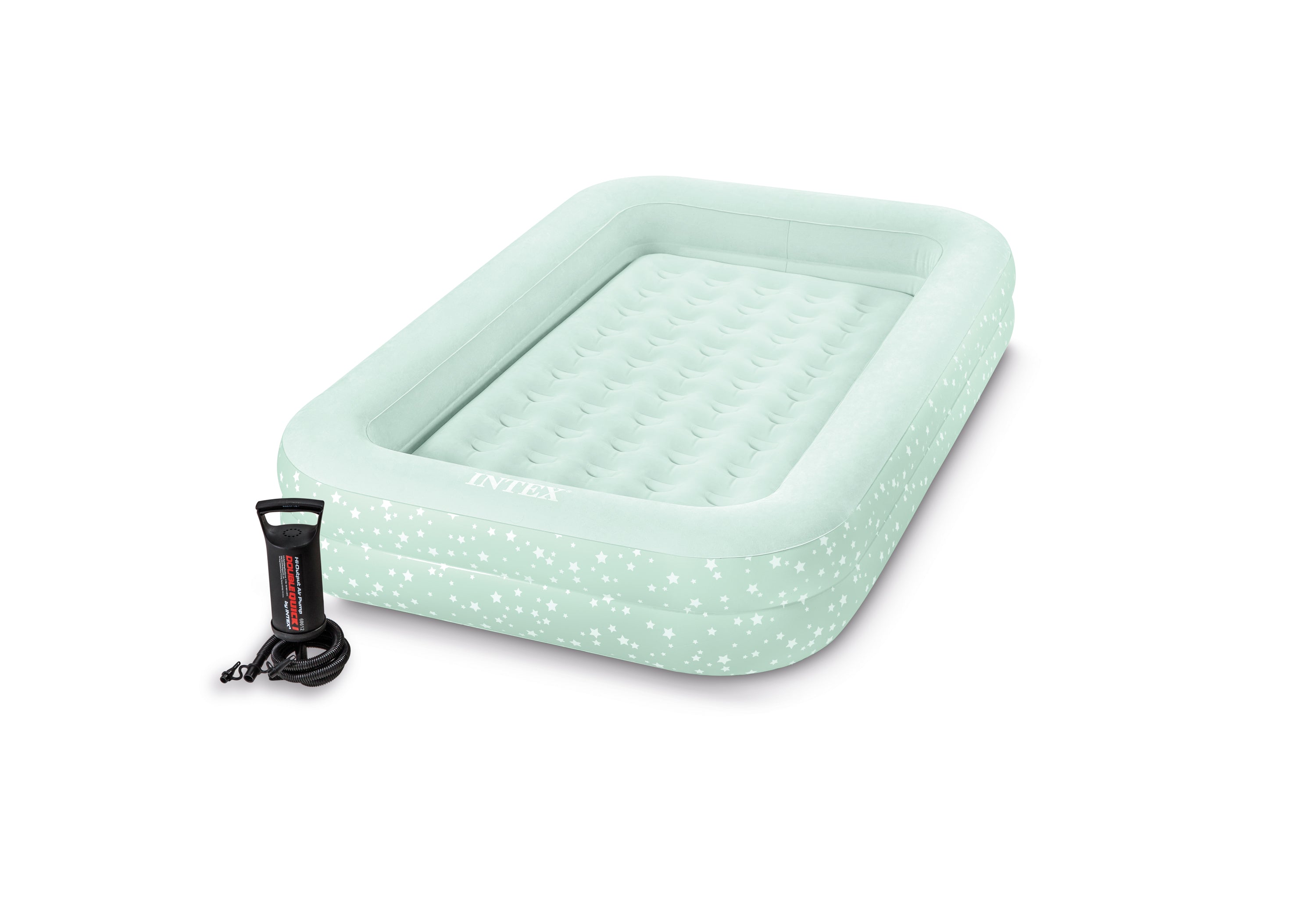 Intex Kidz Inflatable Travel Bed set with Hand Pump - Stars. Great for Travel 66810 3