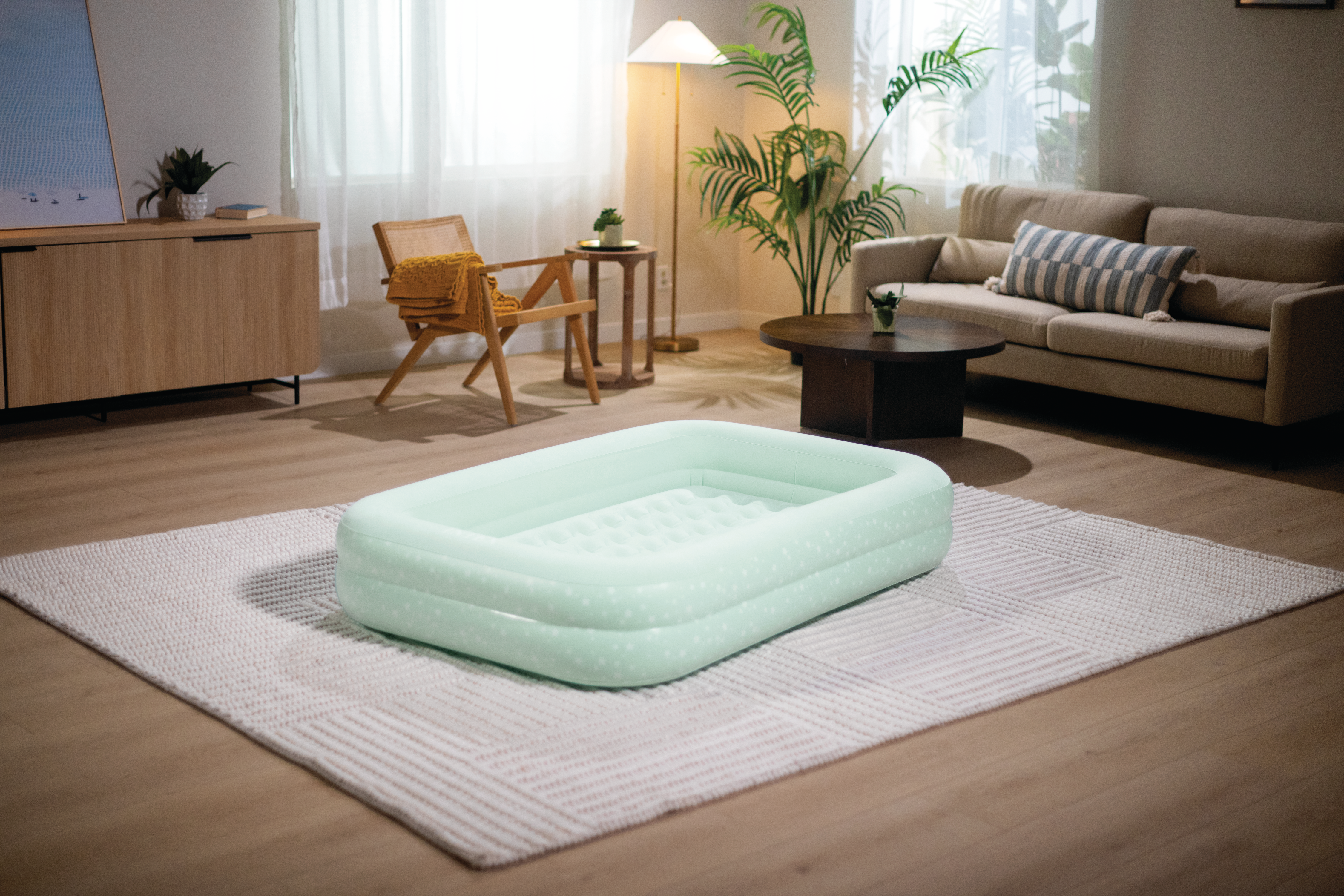 Intex Kidz Inflatable Travel Bed set with Hand Pump - Stars. Great for Travel 66810 13