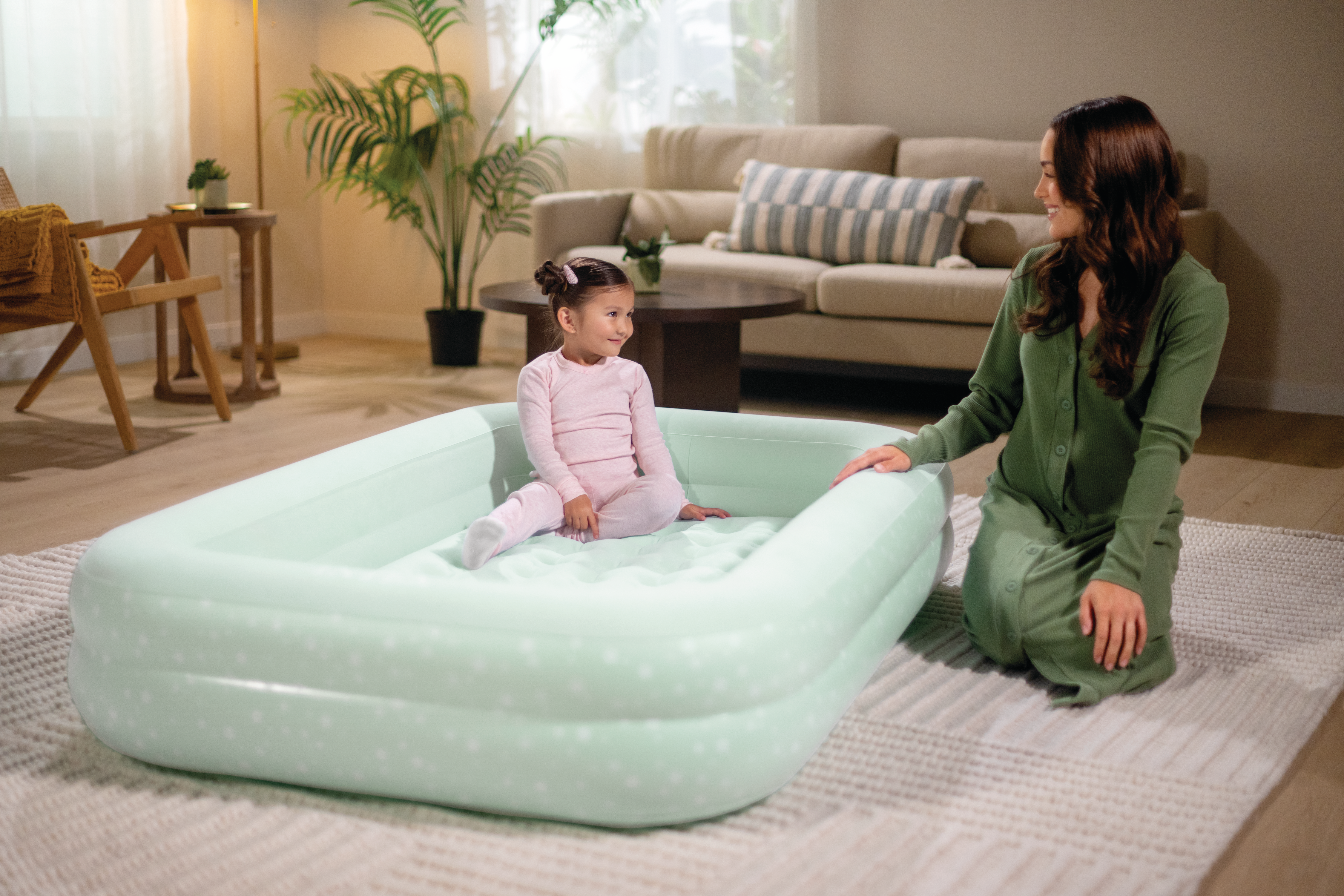 Intex Kidz Inflatable Travel Bed set with Hand Pump - Stars. Great for Travel 66810 14