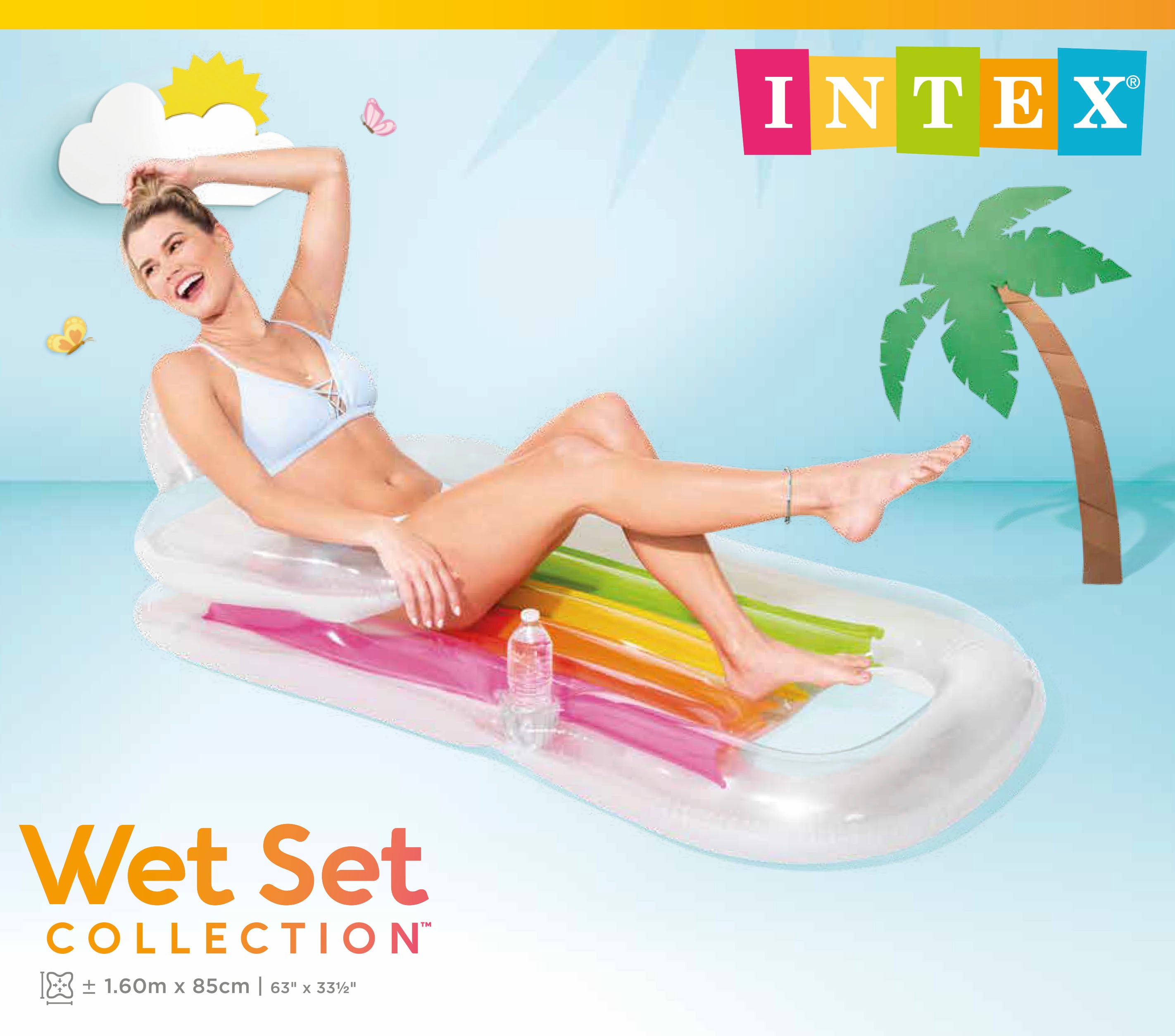 Intex King Kool Inflatable Pool Lounge 58802 8