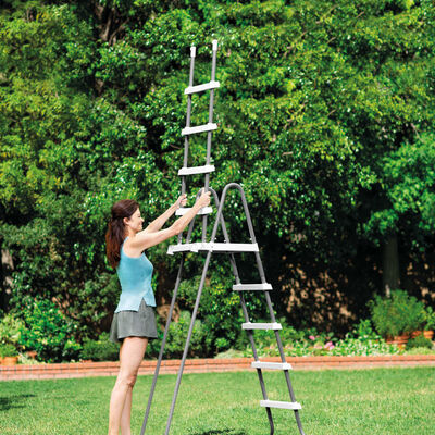 Intex Pool Ladder Removable Steps for 107cm (42") + 91cm (36in) Wall Height Pools 28075 3