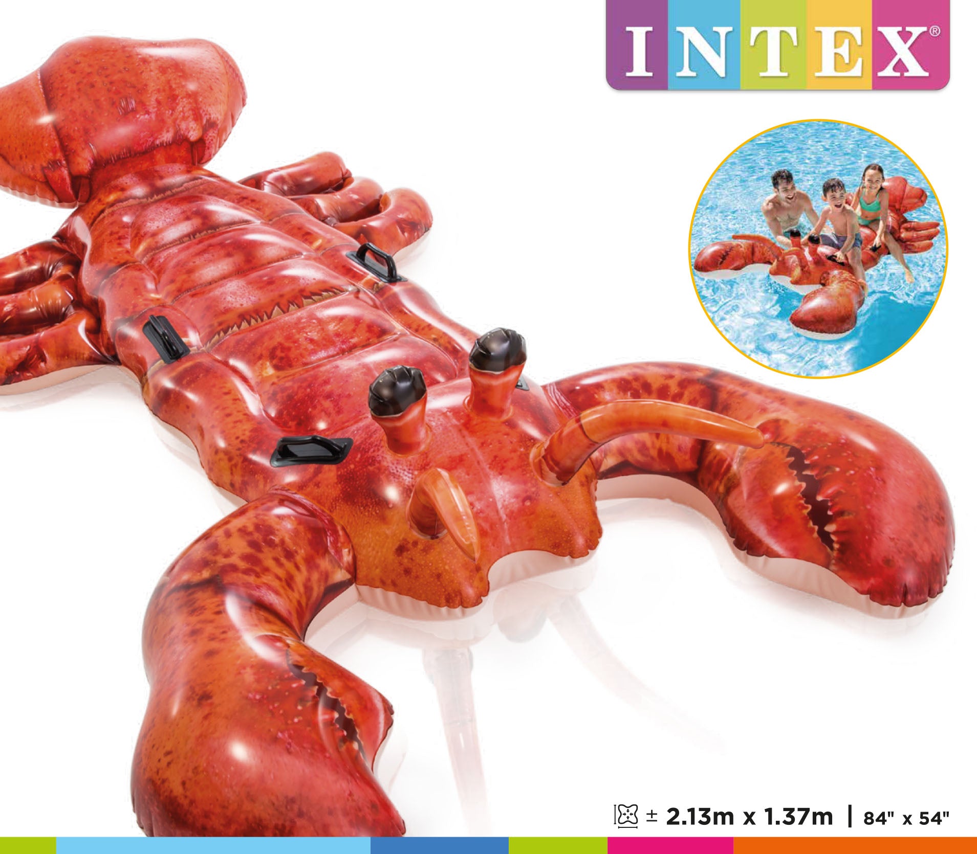 Intex Giant Lobster Ride On Pool Inflatable 57533 4