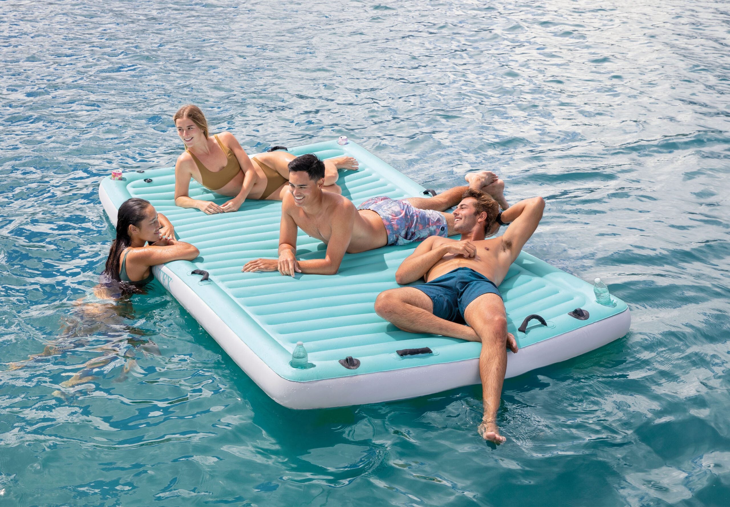 Intex Water Lounge Inflatable Pontoon Raft 56289 3