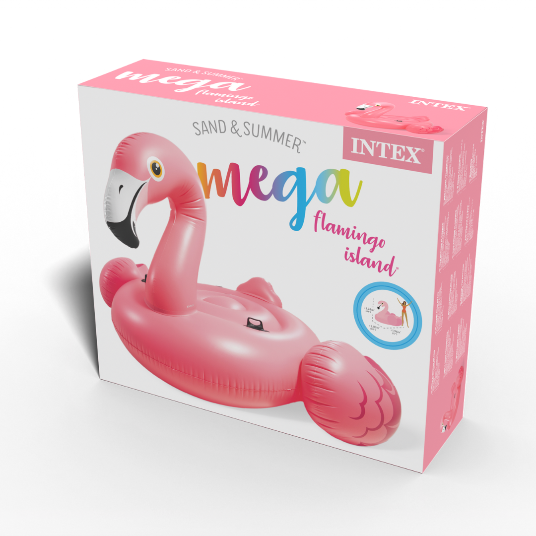 Intex Mega Flamingo Inflatable Pool Island Float 57288 4