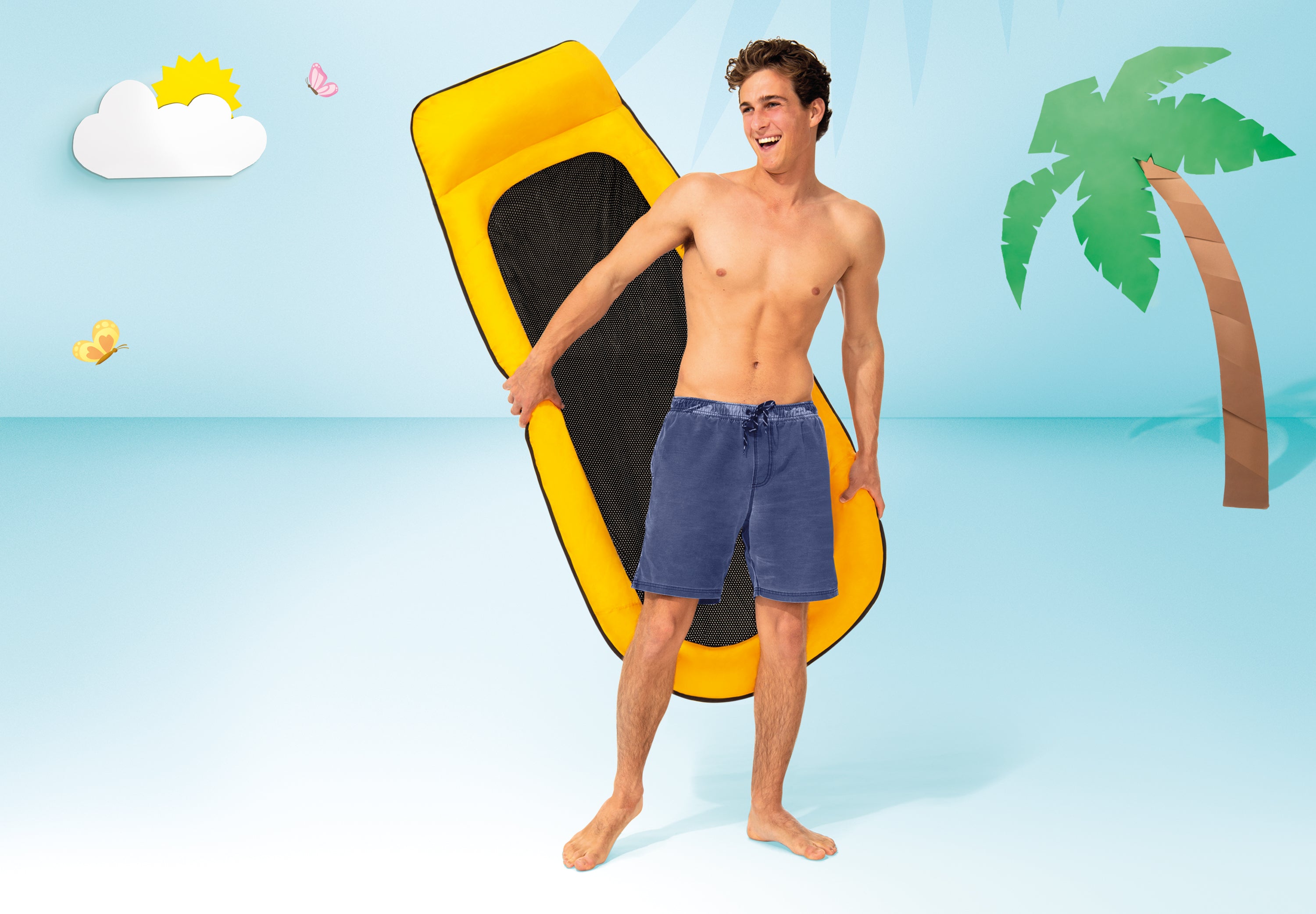 Intex Mesh Inflatable Pool Lounge - Great for Travel 58836 3