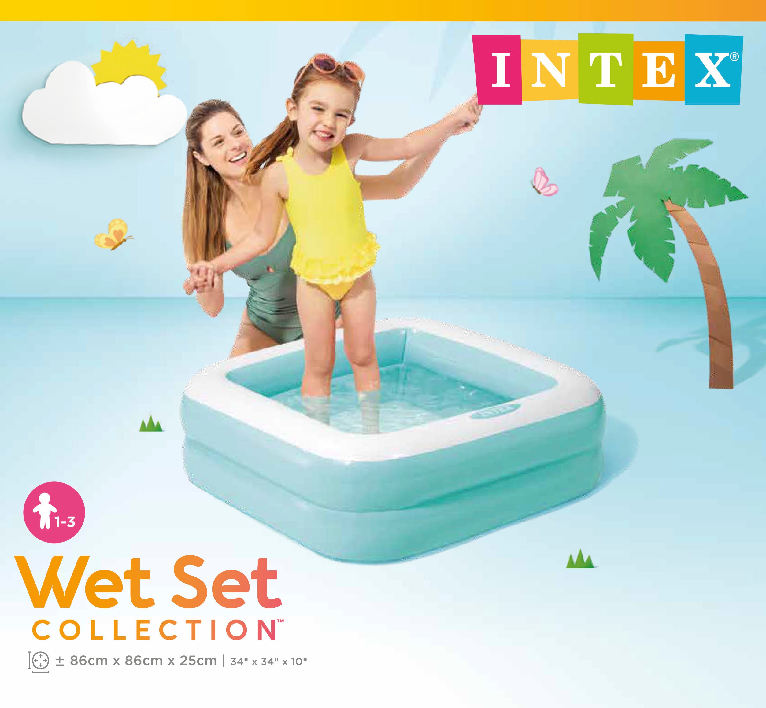 Intex Play Box Pool Pink 57100 3