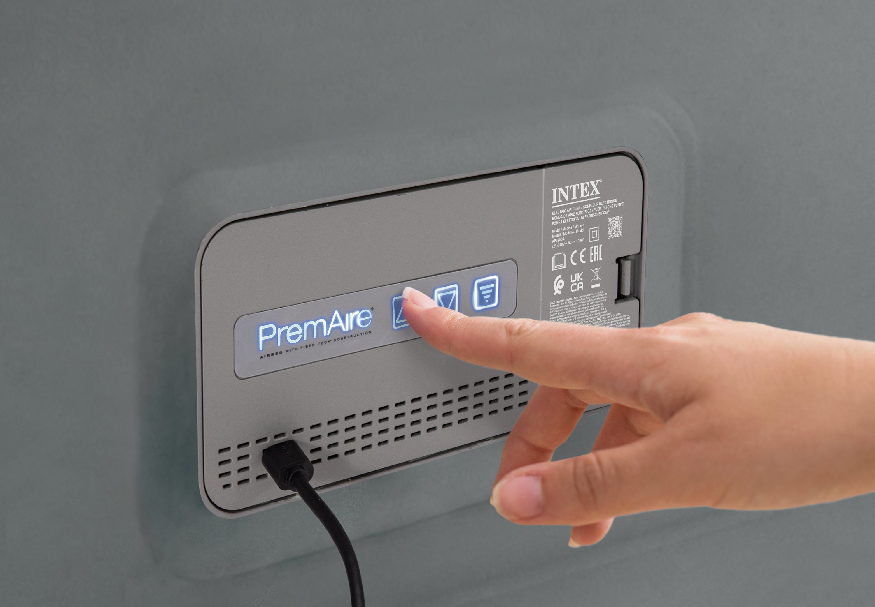 Intex Queen PremAire II Airbed 46cm 64926 7