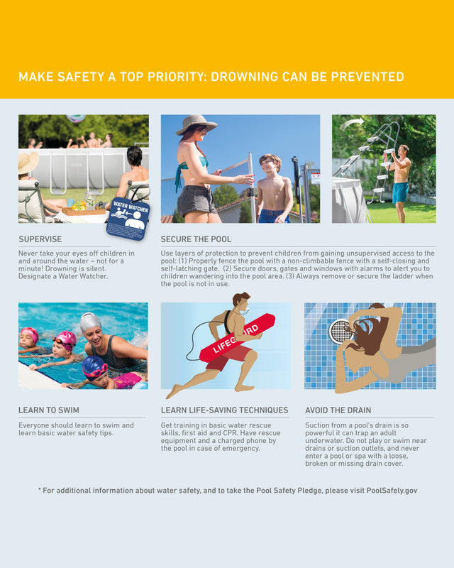 Intex PRISM Frame 16' Above Ground Pool 503cm x 274cm x 122cm 26796 15