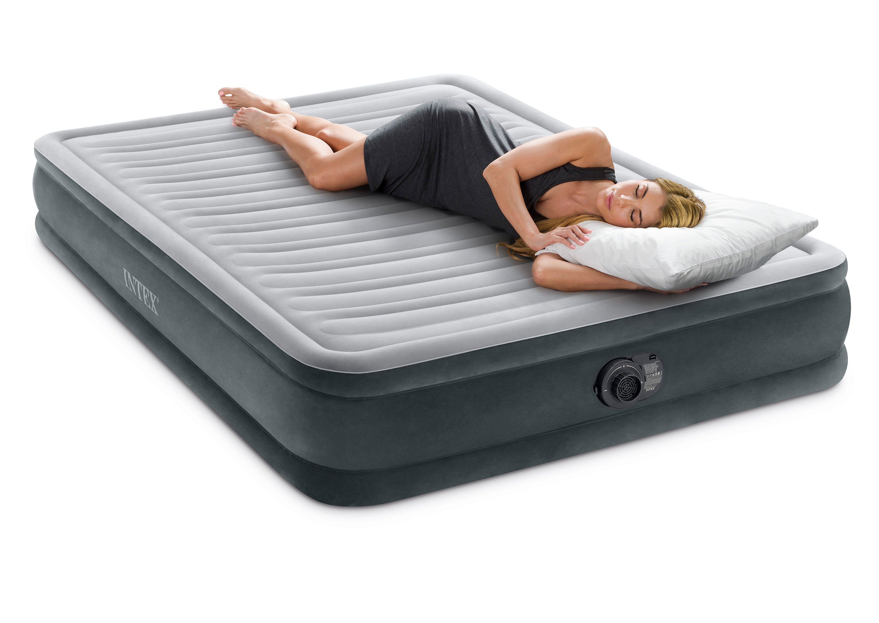 Intex Queen Deluxe Mid Rise Airbed 33cm 67770 10