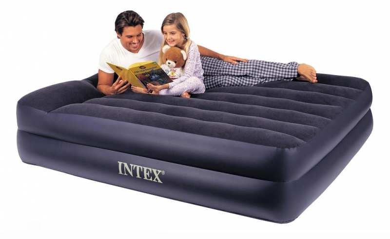 Intex Queen Pillow Rest Airbed with 240v pump 64124 3