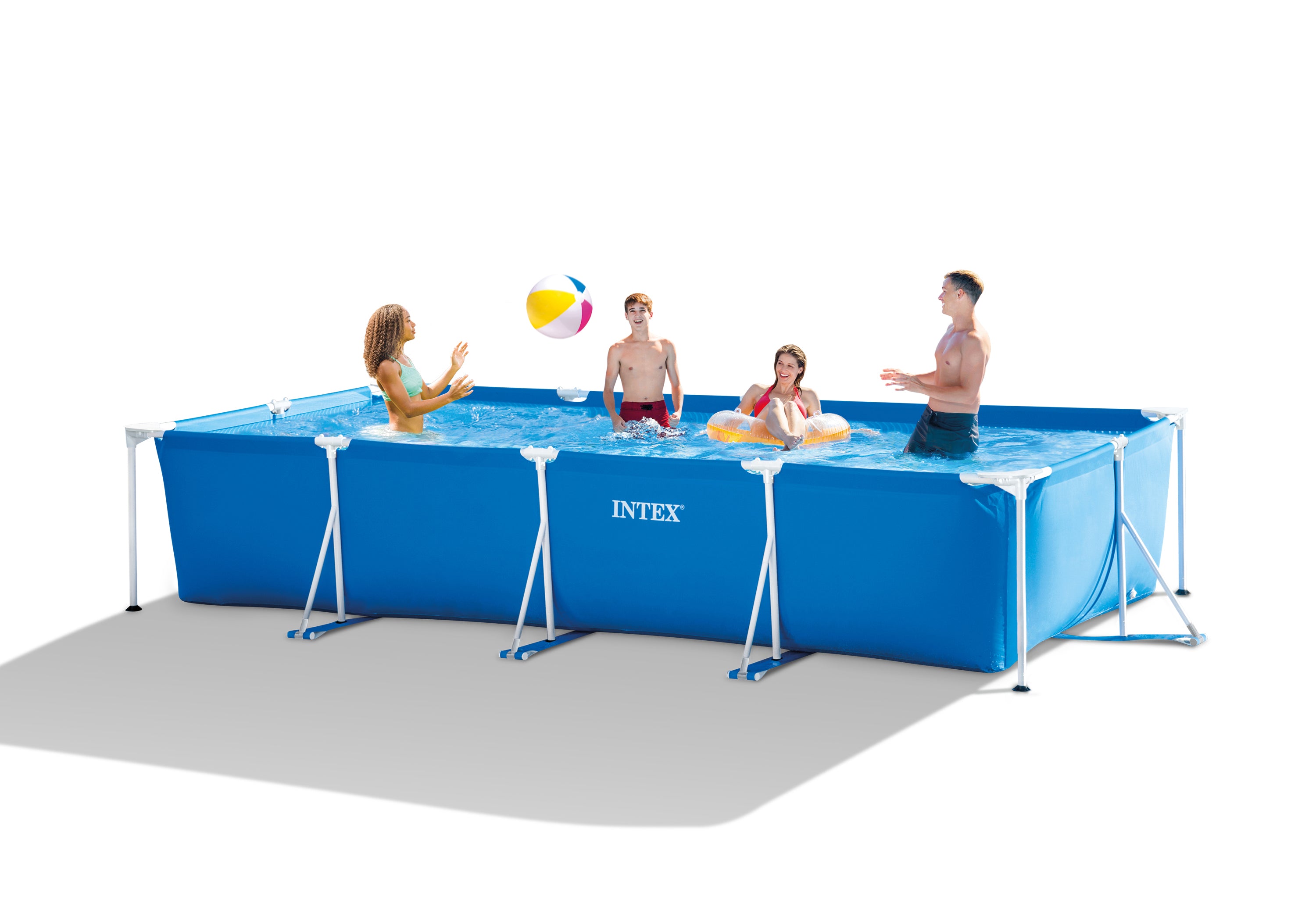 Intex Rectangular Frame Pool 4.5m X 2.2m X 0.84m with Filter/Pump 28274 11