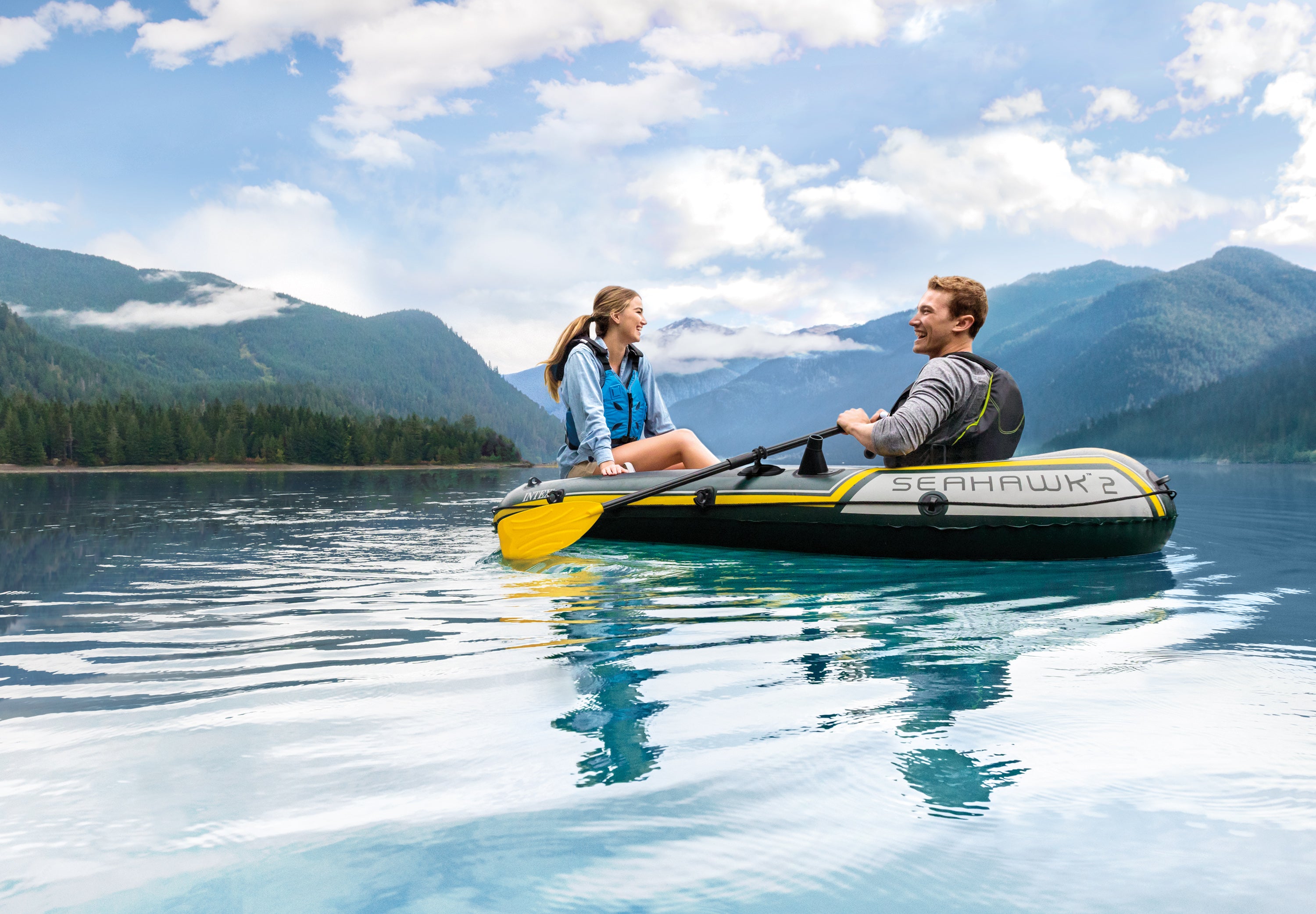 Intex Seahawk 2 Boat Set 68347 9