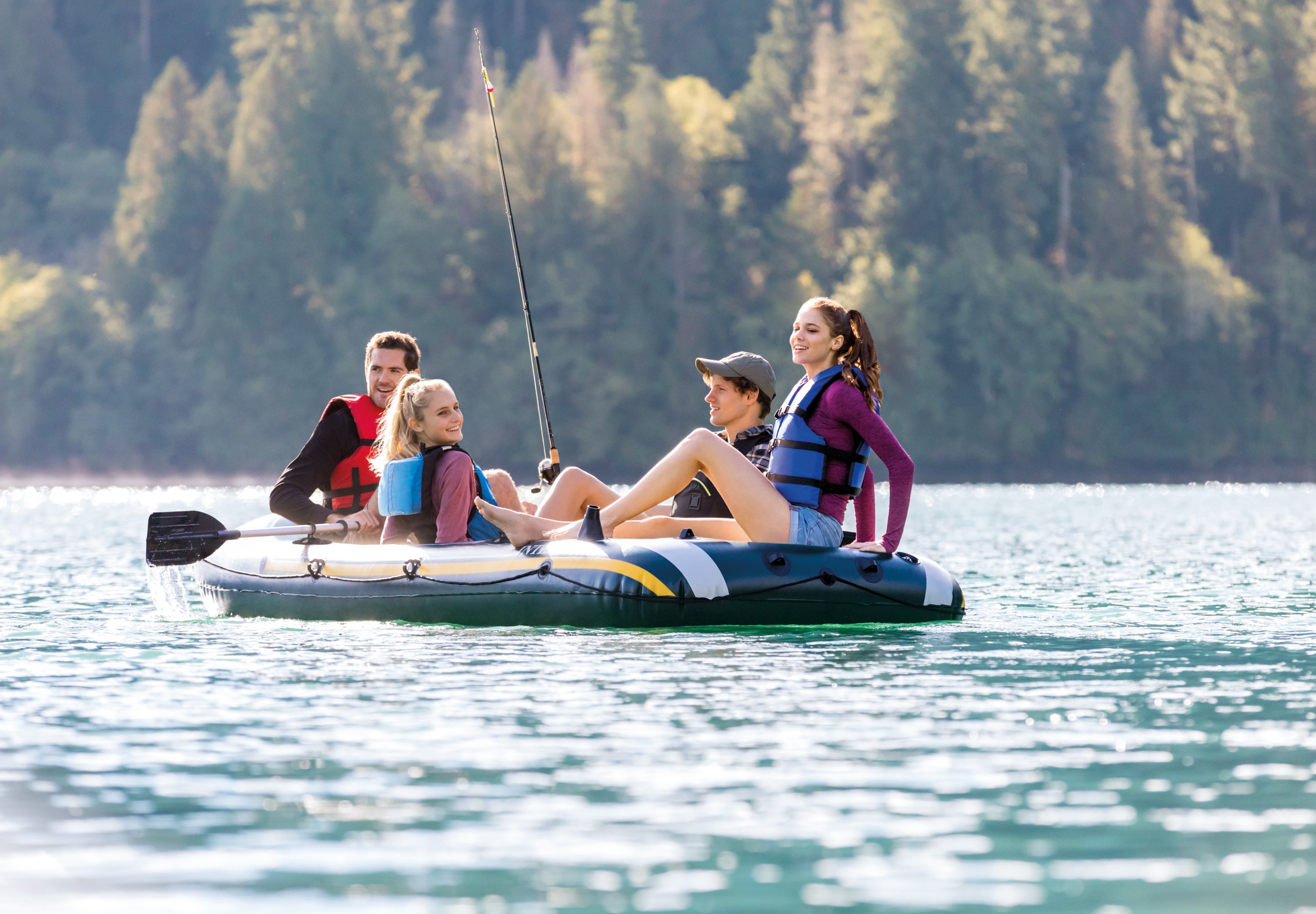 Intex Seahawk 4 Boat Set 68351 9