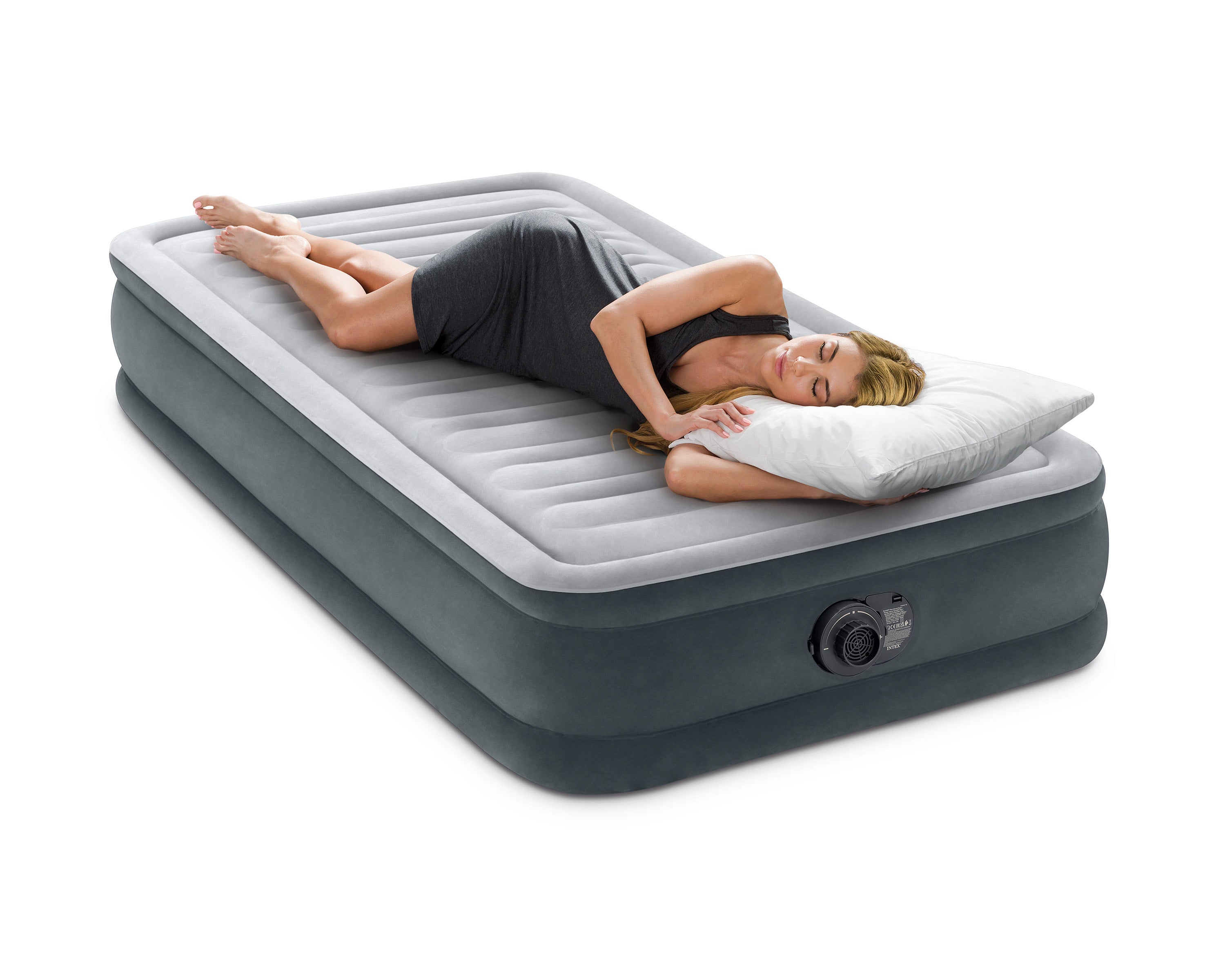 Intex Single (Twin) Deluxe Airbed  33cm 67766 4