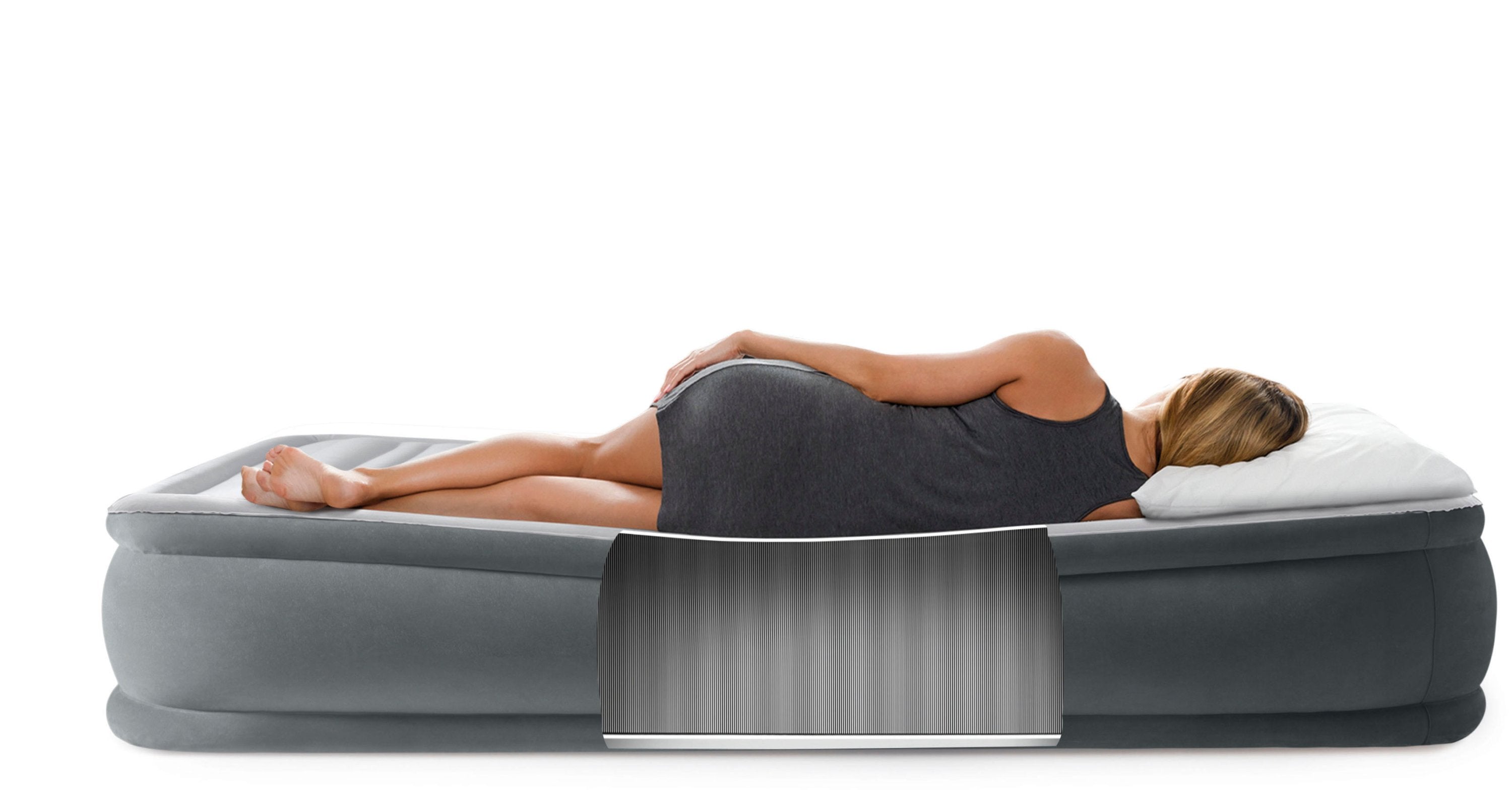 Intex Single (Twin) Deluxe Airbed  33cm 67766 6