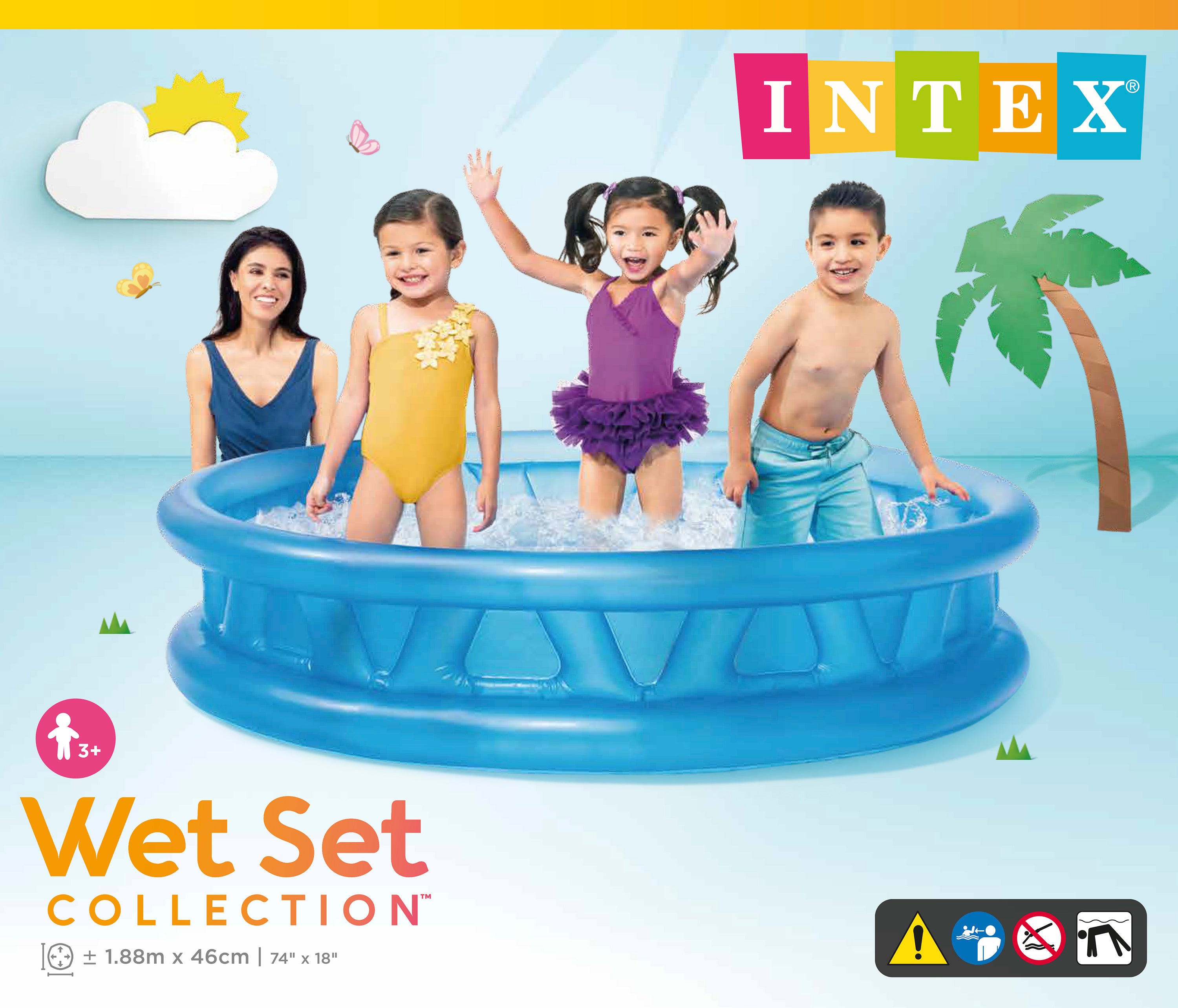 Intex Soft Side Inflatable Pool 58431 4