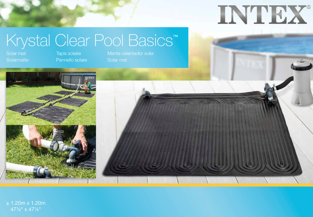 Intex Solar Heating Pool Mat for Above Ground Pools 28685 3