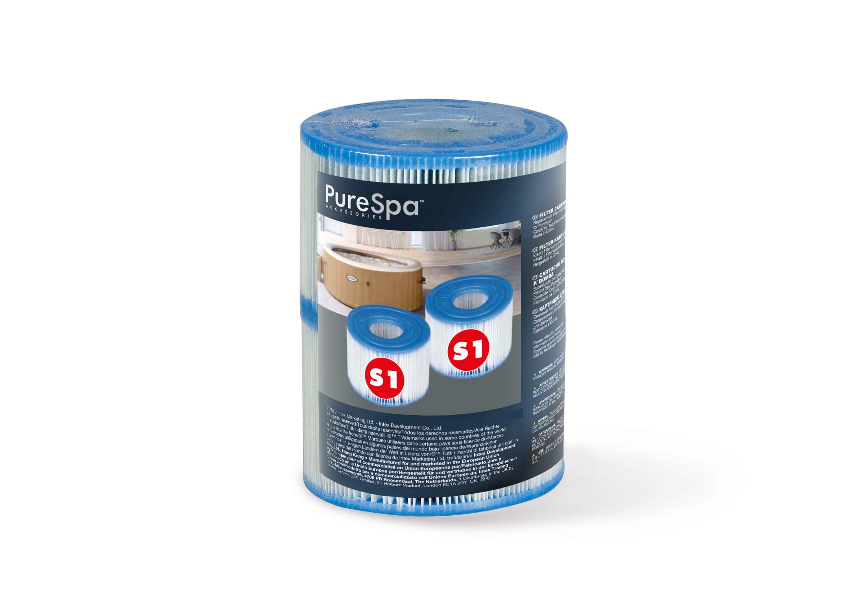 Intex Spa S1 Replacement Filter Cartridges 12 Pack 29001_6 4