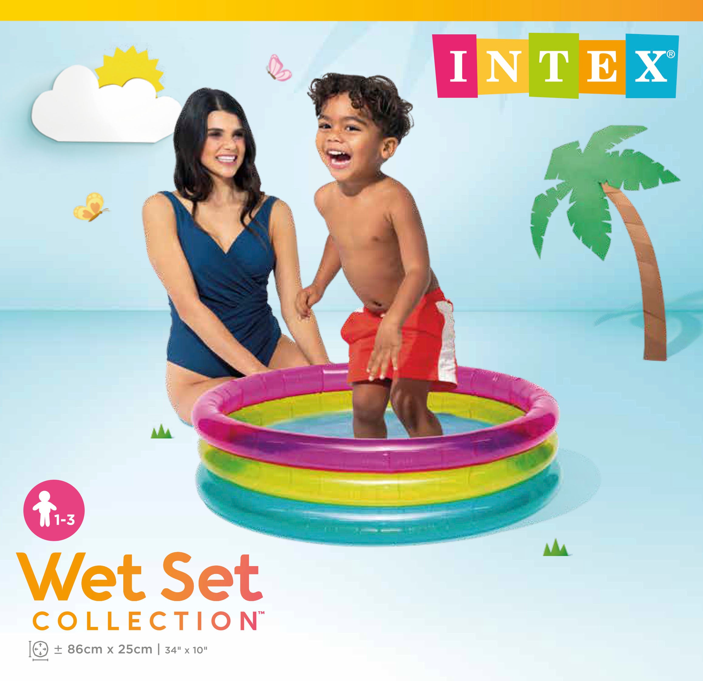 Intex Rainbow Baby Pool 57104 3