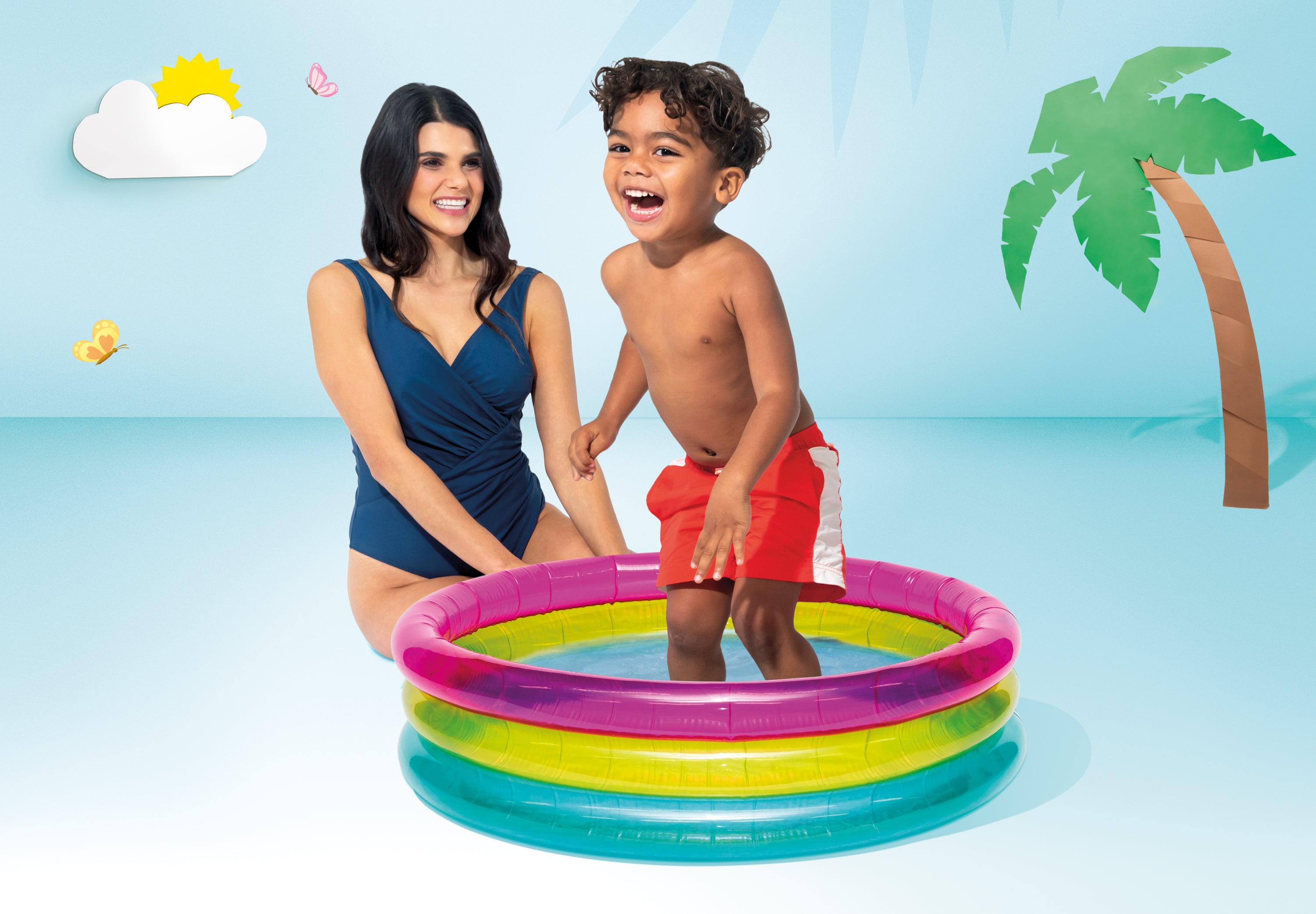 Intex Rainbow Baby Pool 57104 4
