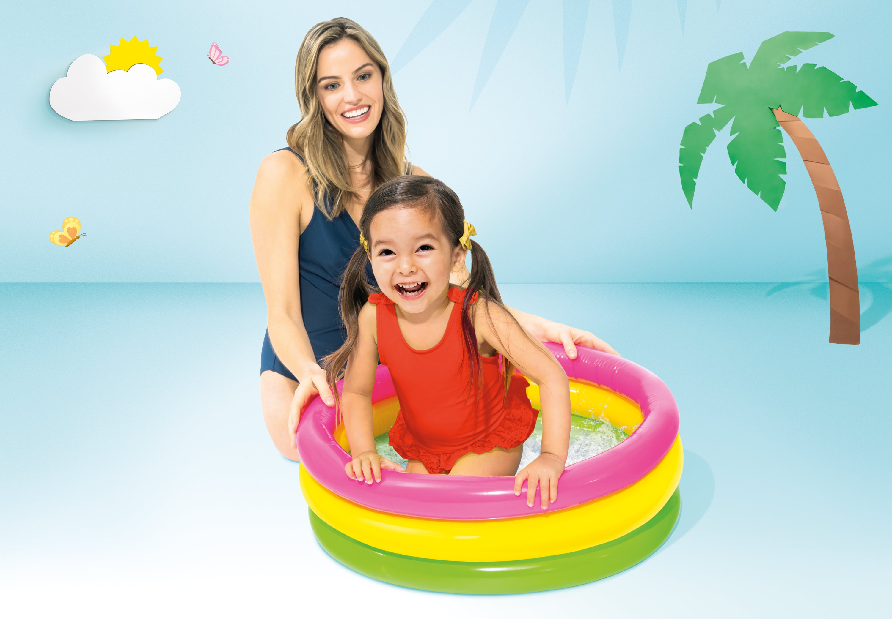 Intex Sunset Glow Baby Pool 57107 3