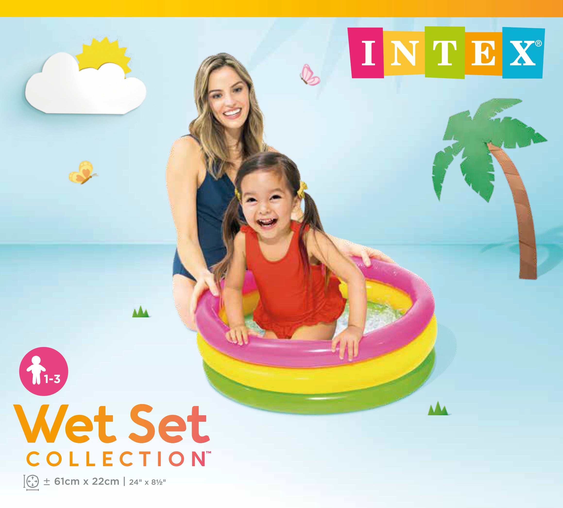 Intex Sunset Glow Baby Pool 57107 5
